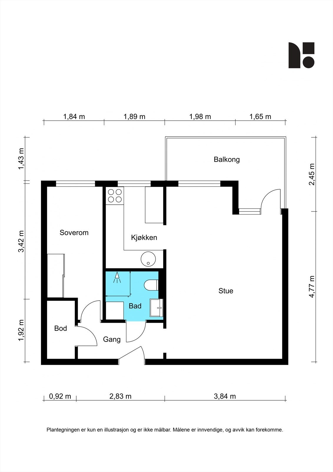 Plantegning. Galleribilde