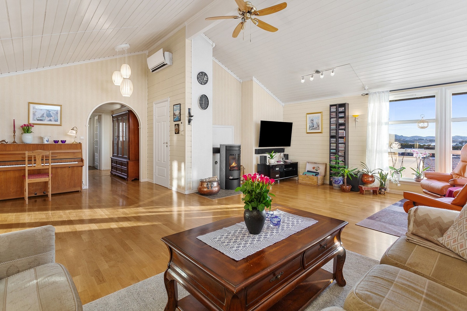 Boligen har også en luft til luft varmepumpe. Galleribilde