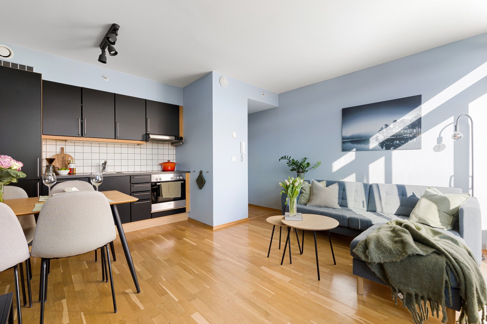 Leiligheten oppvarmes med fjernvarme. Galleribilde