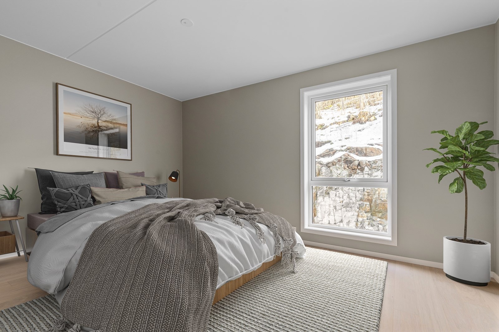 Hovedsoverom. Bildet er digitalstylet. Galleribilde