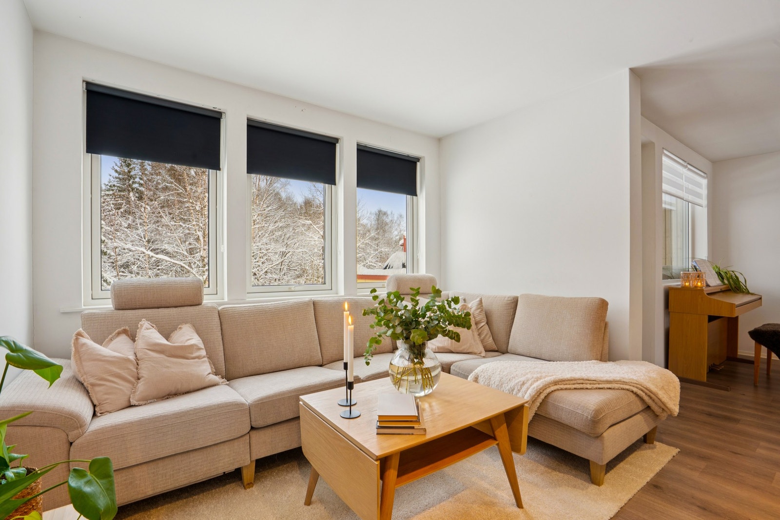 Her får du en pen andelsleilighet i et veletablert borettslag på Trudvang. Galleribilde