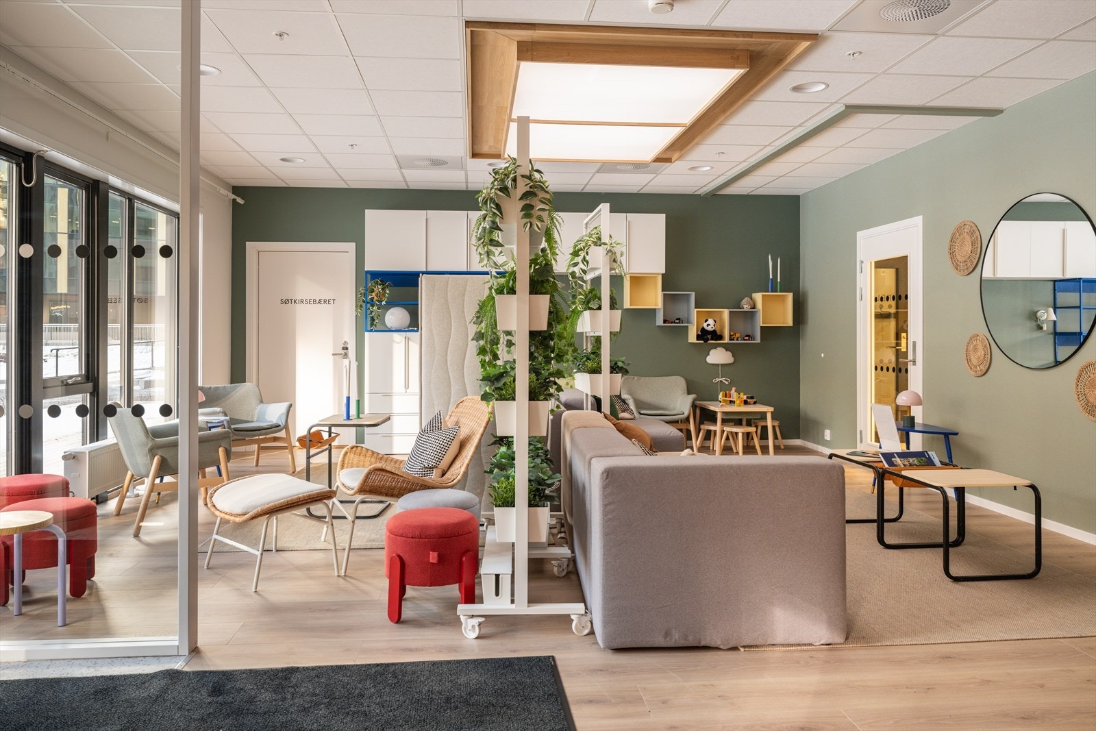 Sosiale fellesområde som beboerne kan benytte seg av. Galleribilde