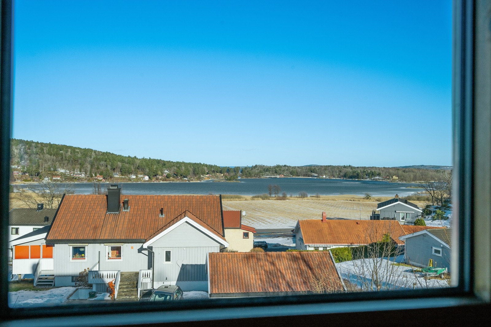 Flott utsikt over Indre Havn og over til Løvøya. Galleribilde