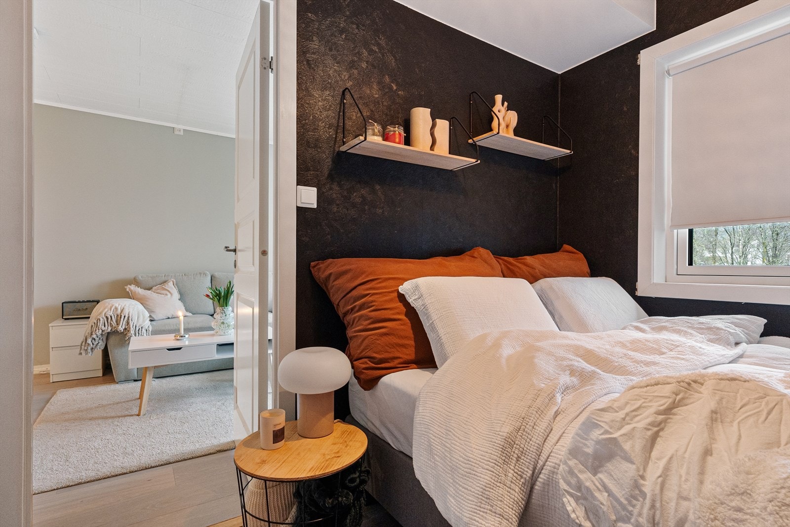 Soverommet måler 6,9 m². Galleribilde