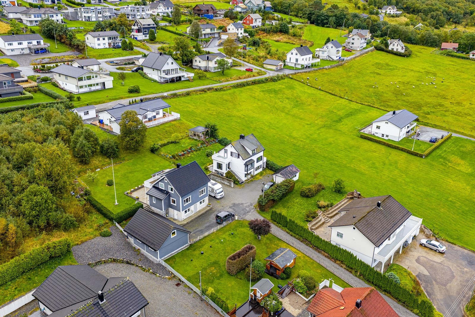 Enebolig med garasje Galleribilde