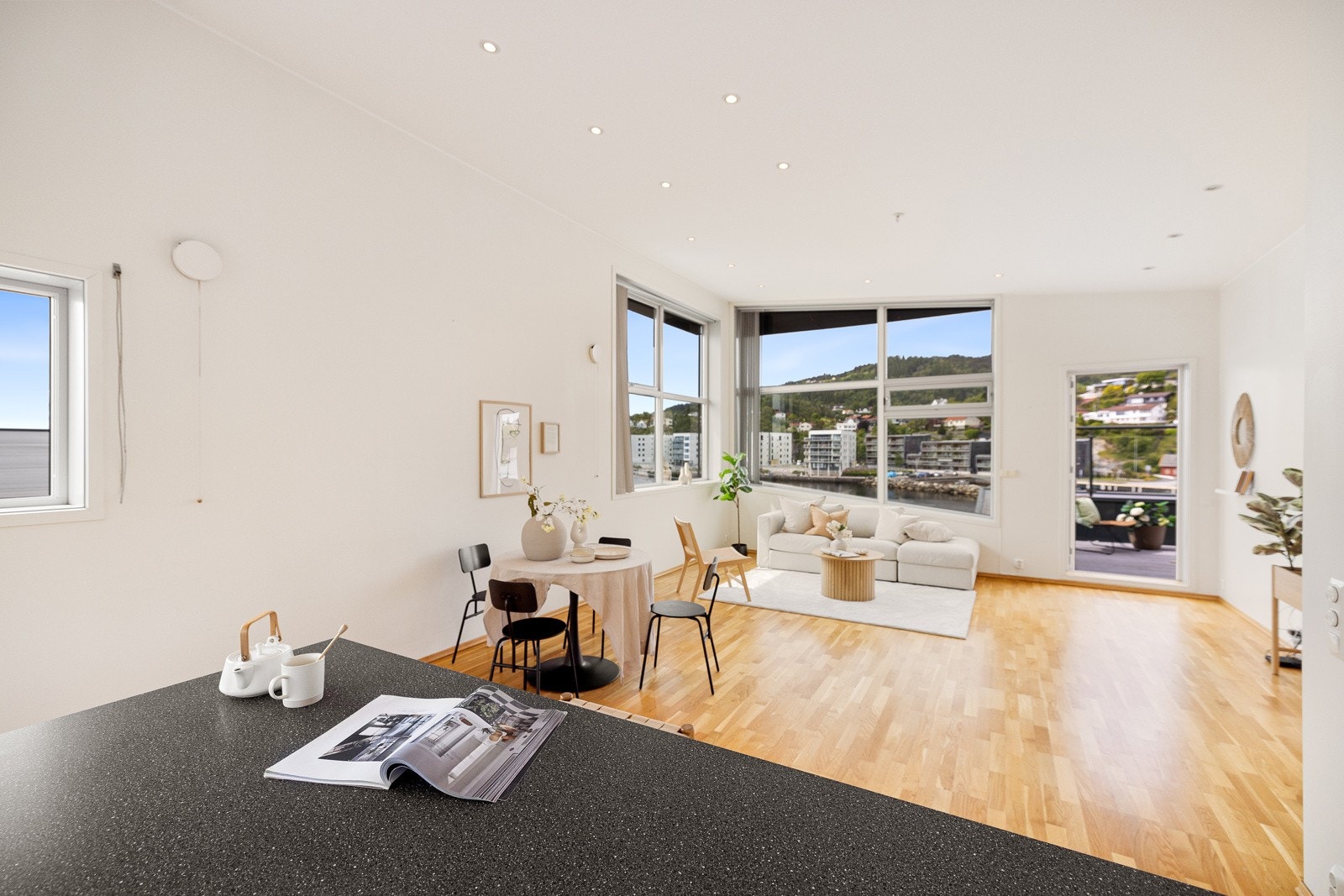 Det er parkett på gulvene. Galleribilde