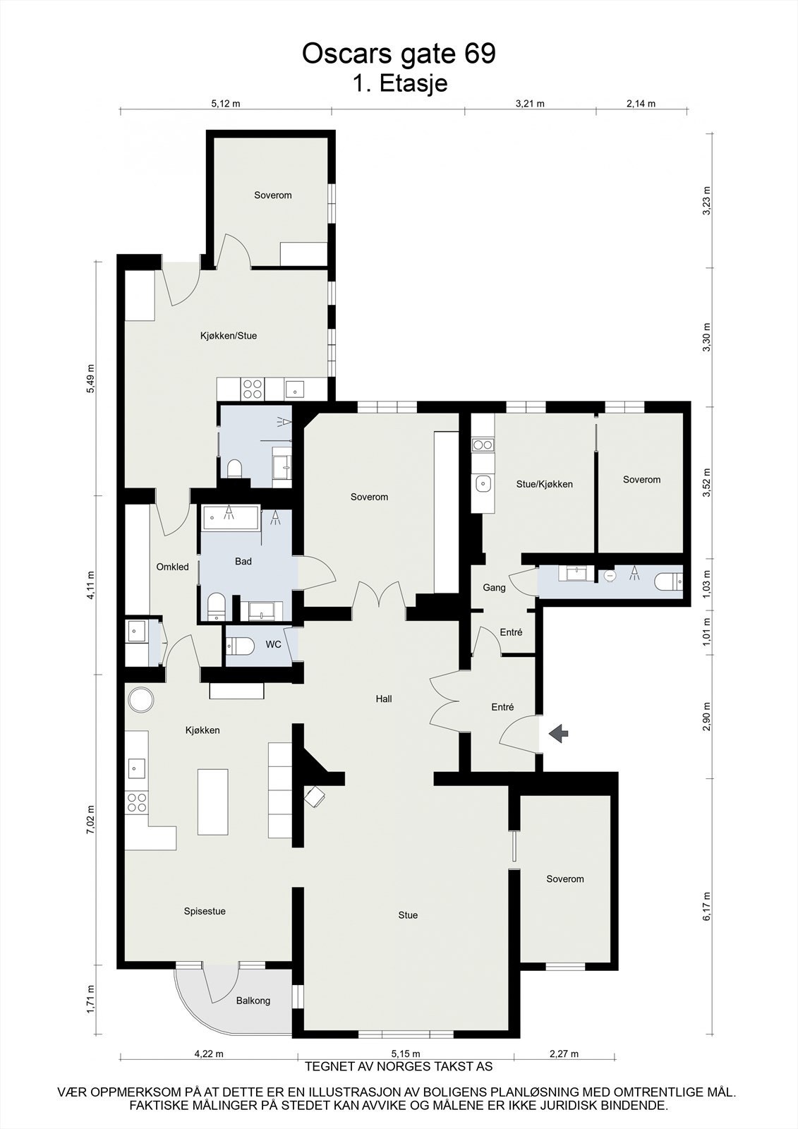 Plantegning Galleribilde