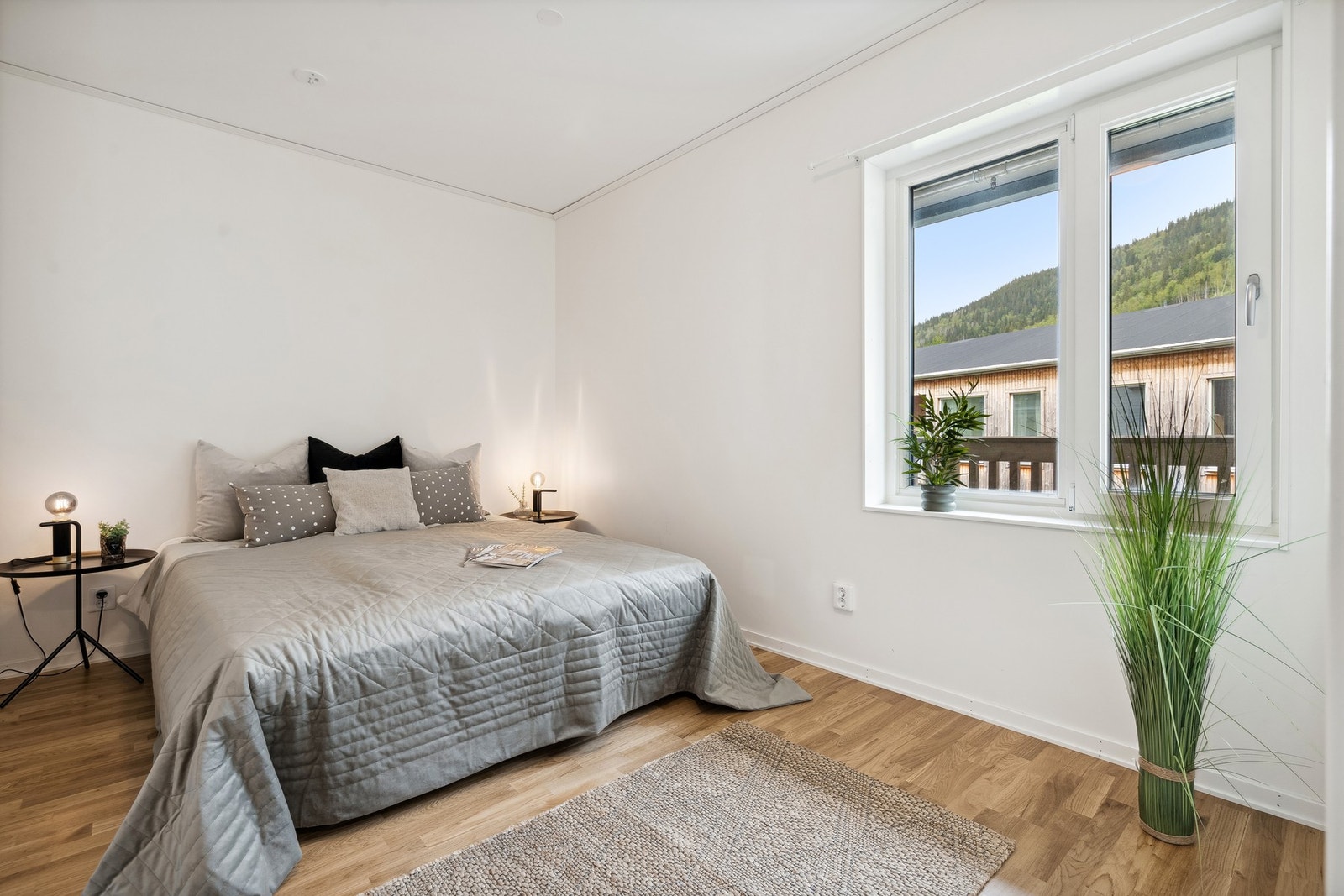 Hovedsoverom med parkett på gulv og vannbåren varme. Galleribilde