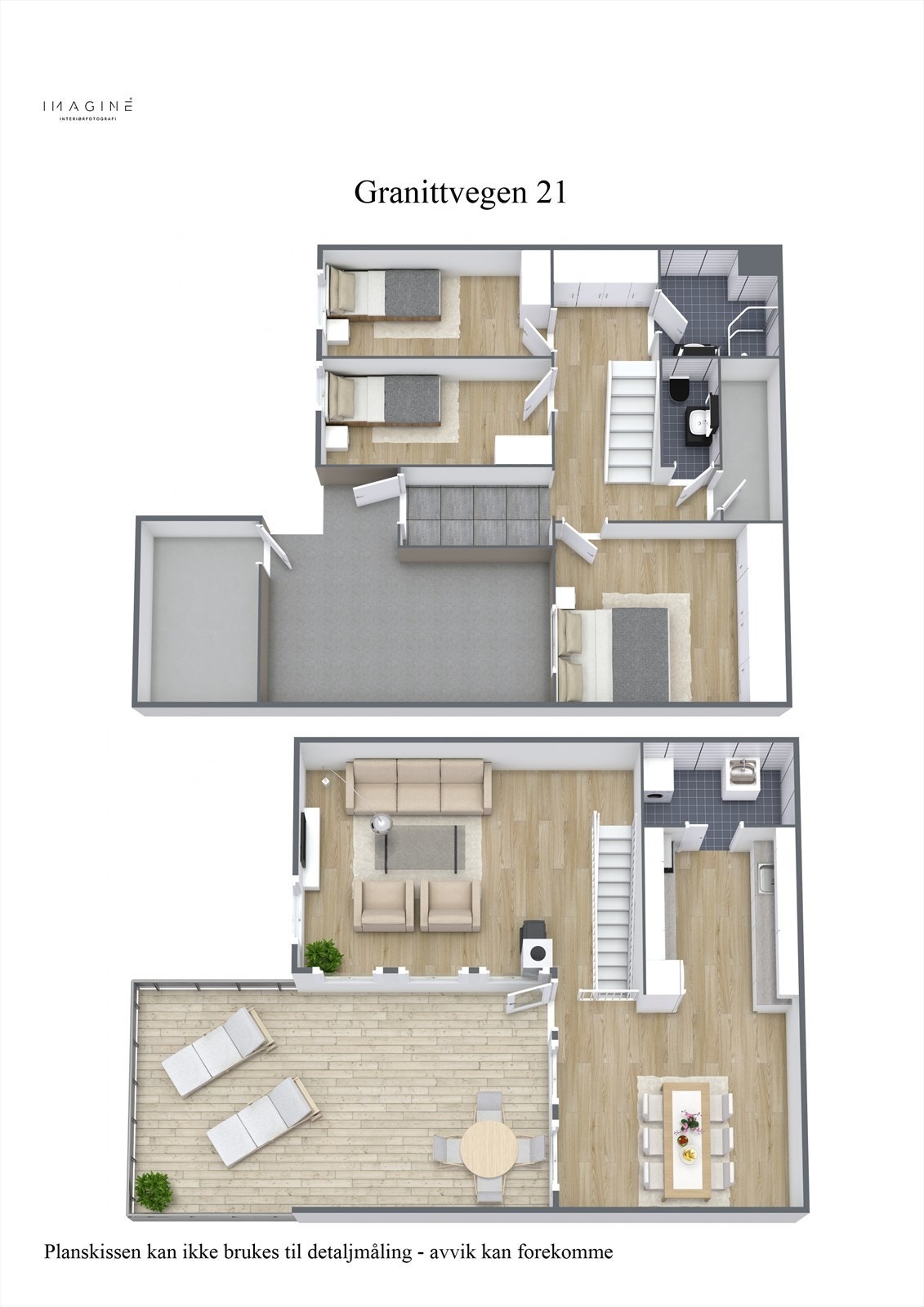 Planskisse 3D Galleribilde