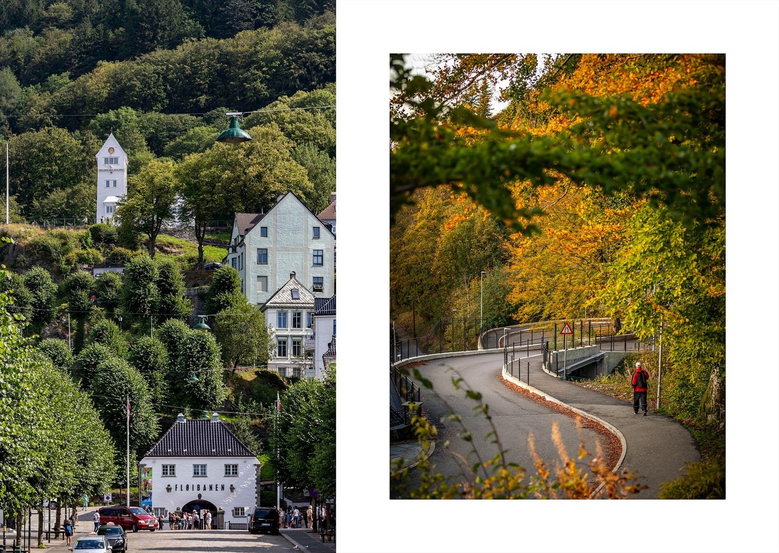 Området byr på naturskjønne omgivelser med gangveier og grønne landskap. Galleribilde