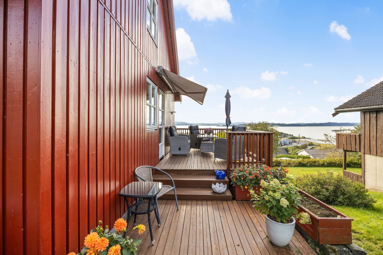 Pent opparbeidet uteareal Galleribilde