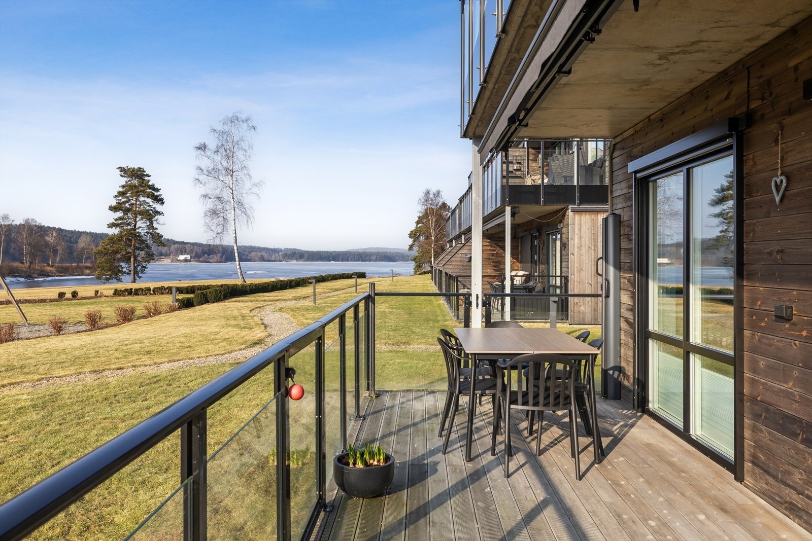 Utsikt mot Glomma Galleribilde