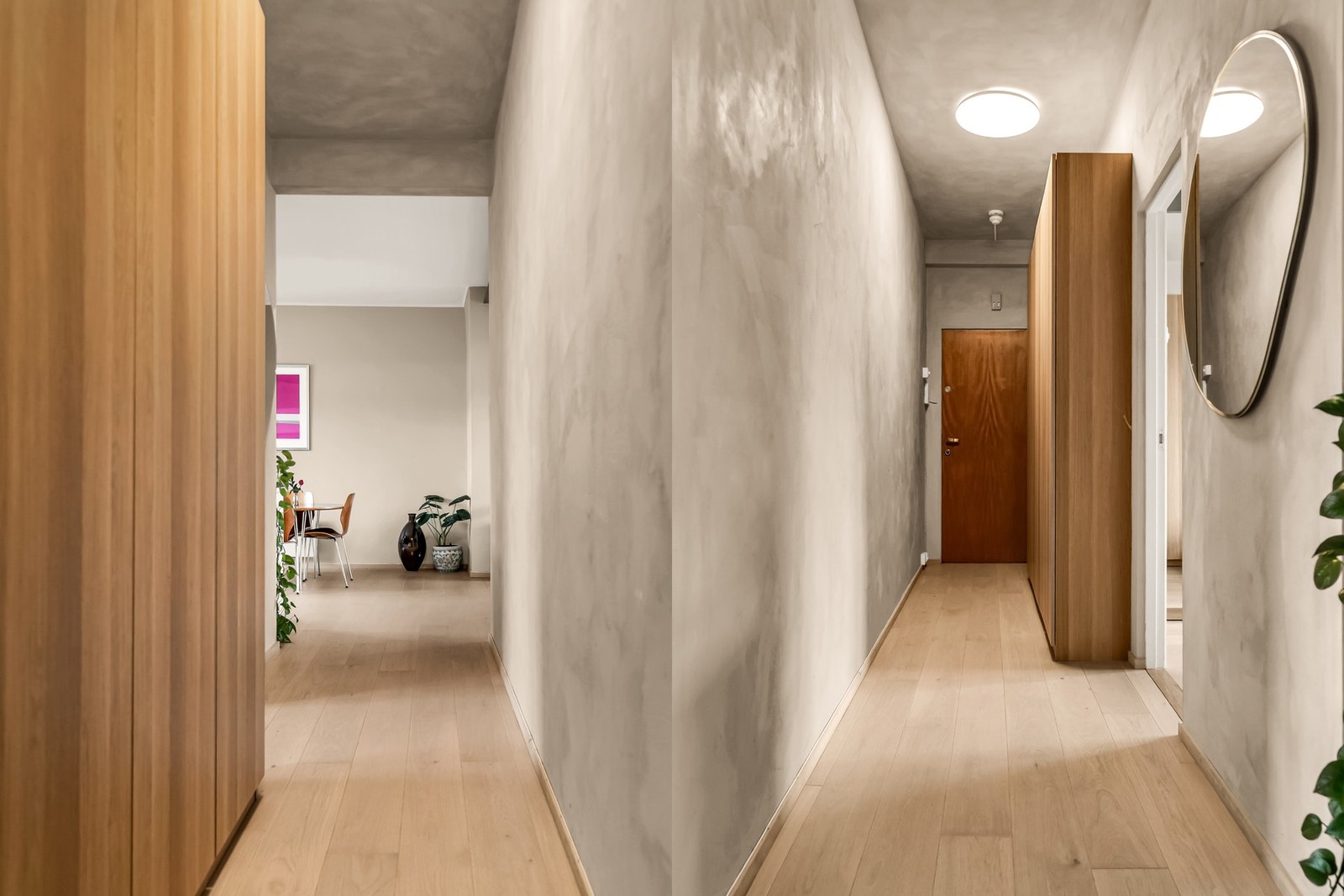 Inngangspartiet er et hyggelig første møte med boligen. Galleribilde