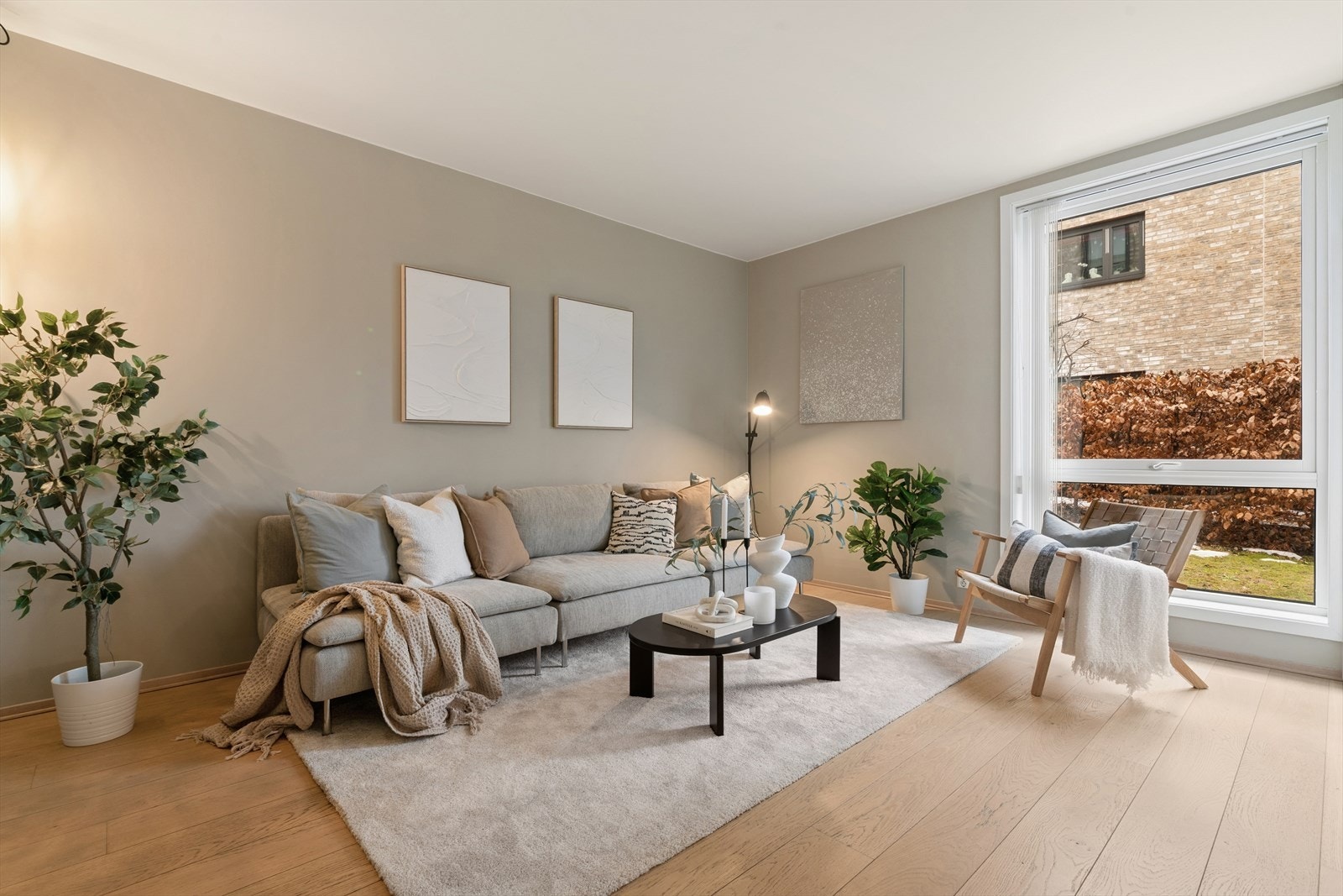 Leiligheten er gjennomgående lekker og tiltalende Galleribilde