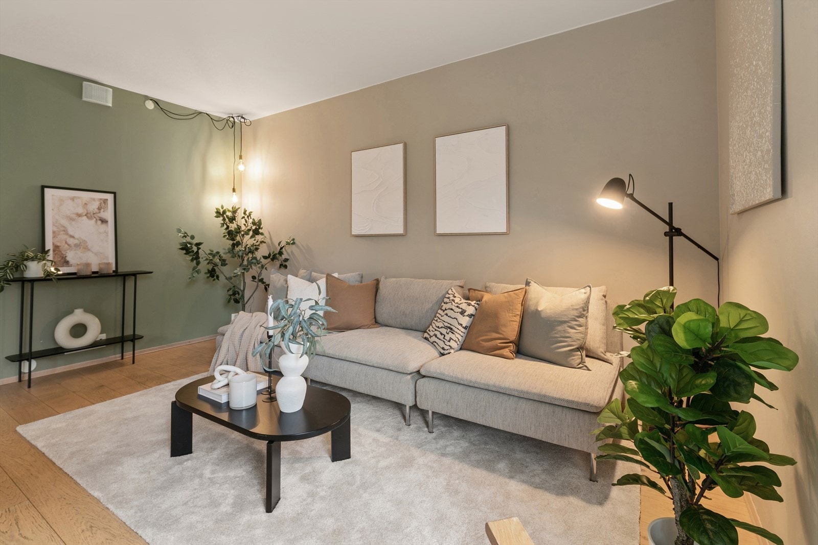 Moderne og varme farger Galleribilde