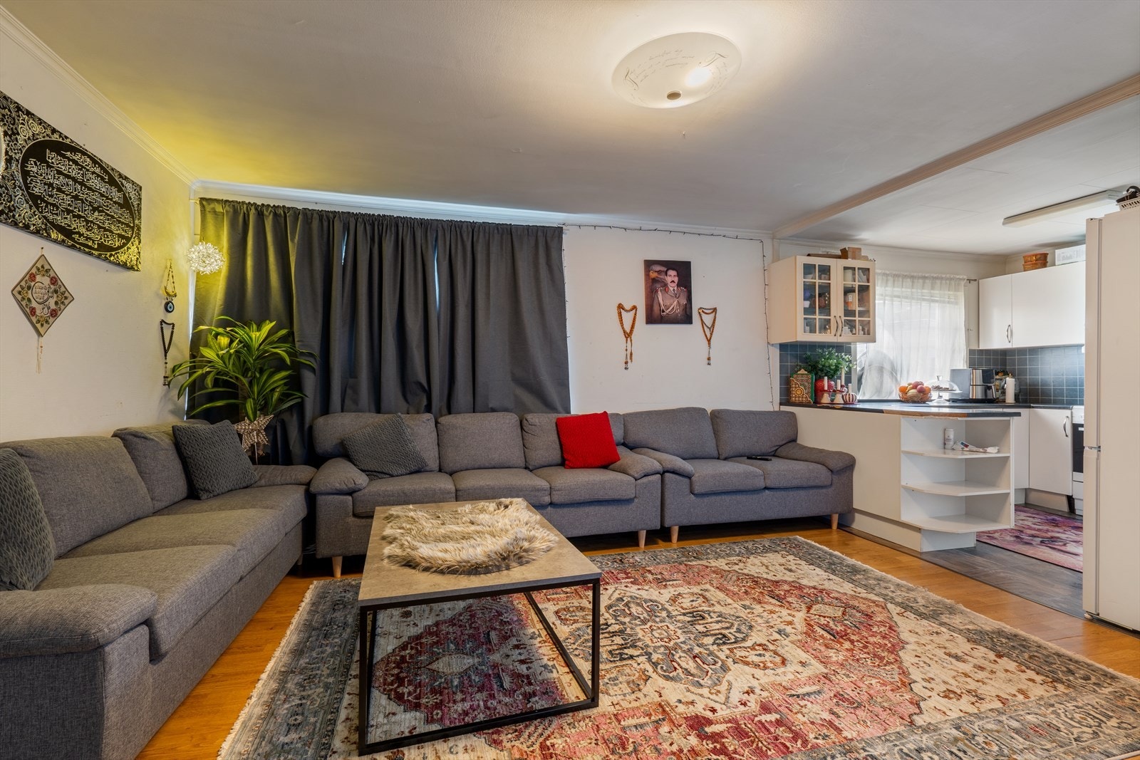 Åpen stue/kjøkkenløsning Galleribilde