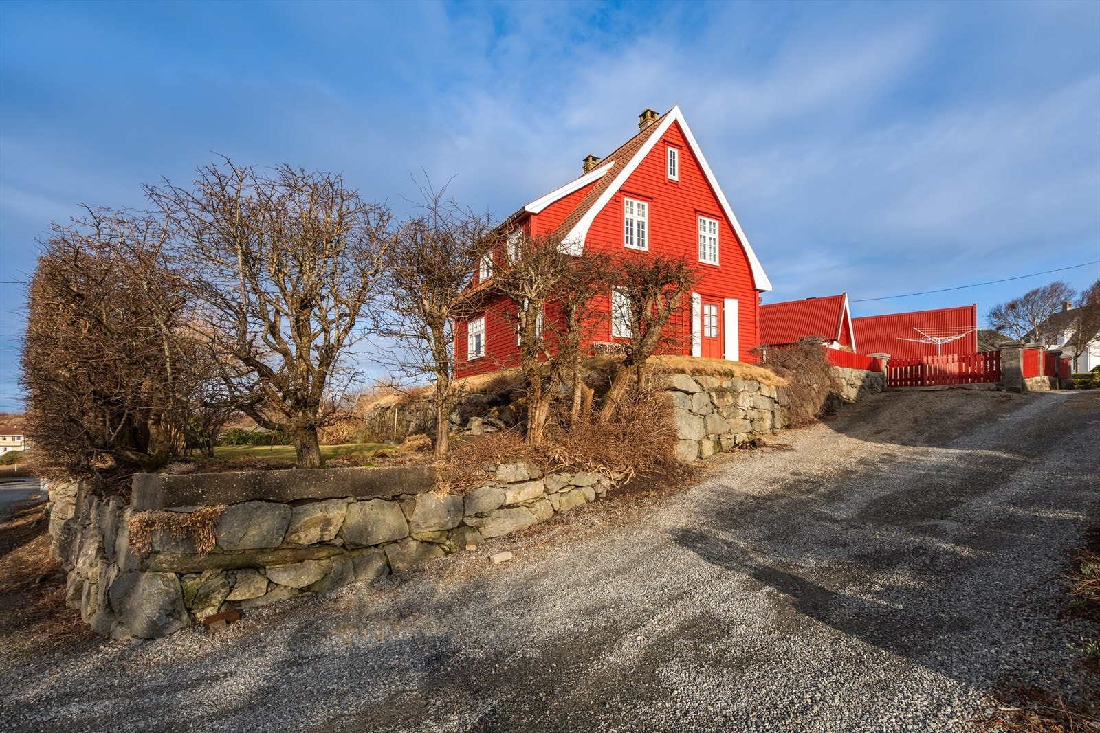 Gruset oppkjørsel Galleribilde