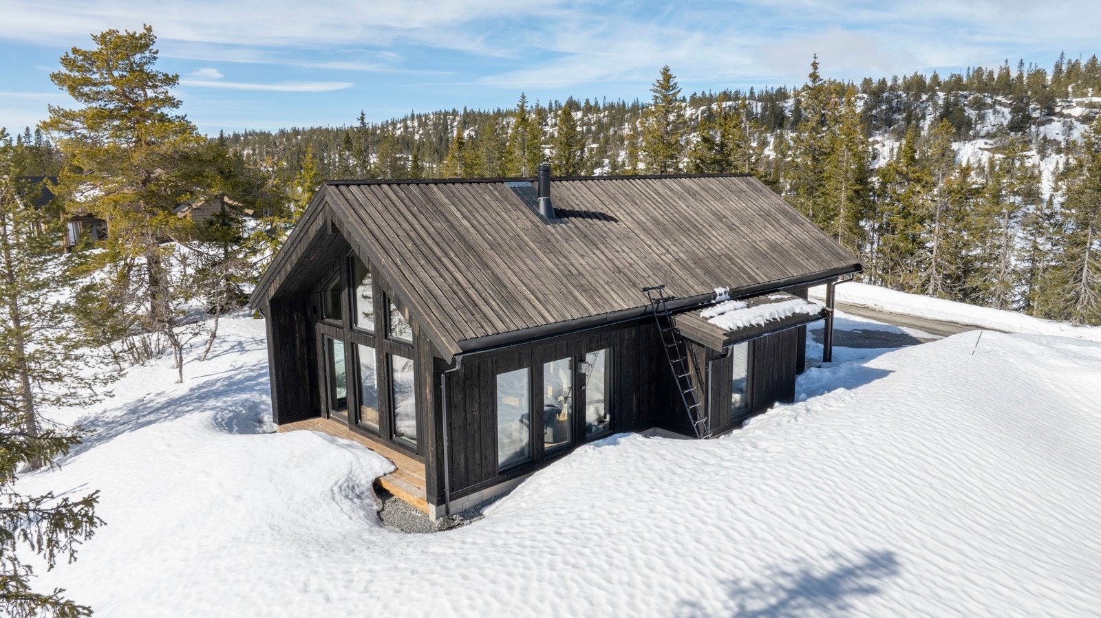 Solrik og usjenert tomt med nydelig utsikt og flotte turløyper både sommer og vinter. Galleribilde