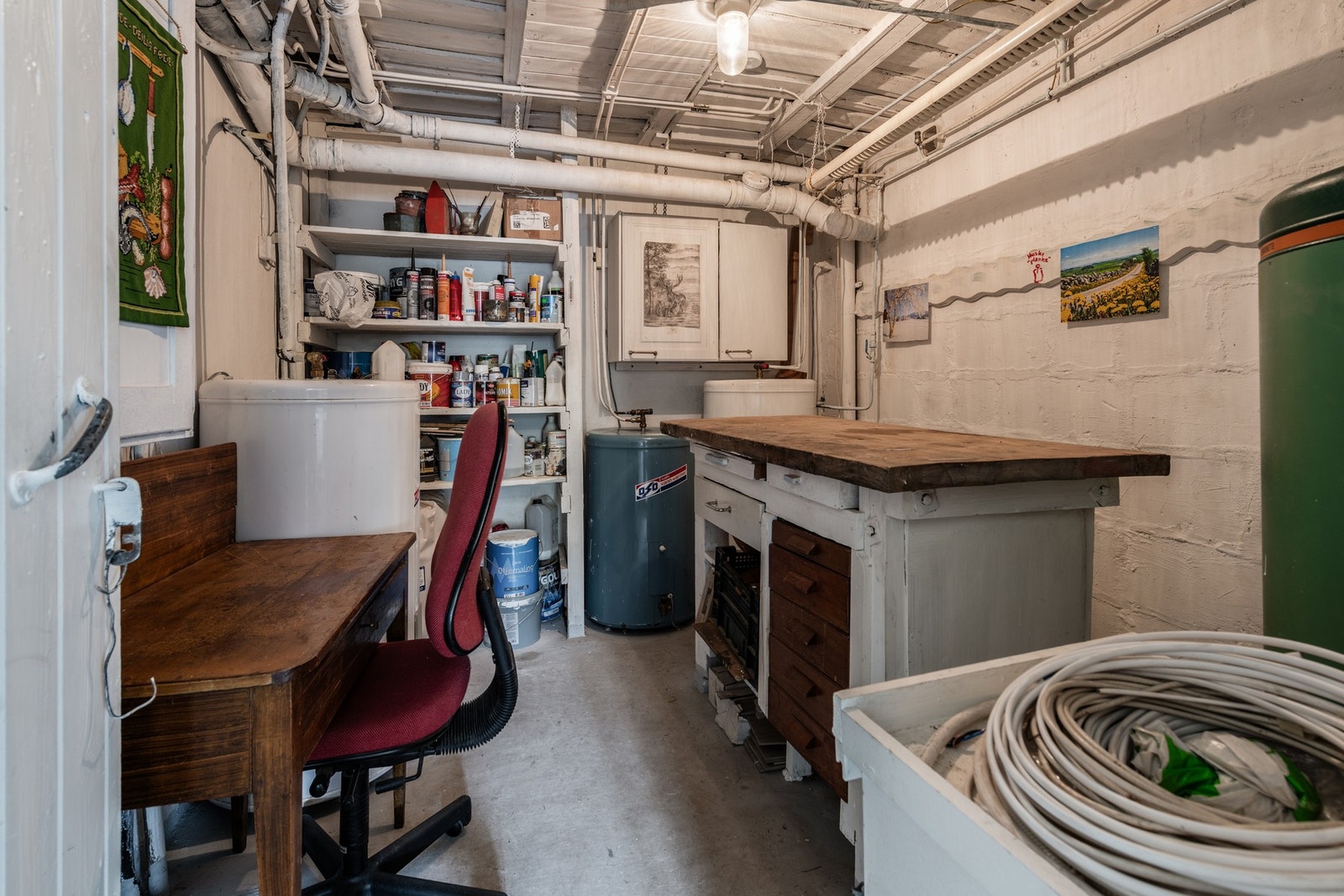 UNDERETASJE: Teknisk rom/hobbyrom/bod i underetasje Galleribilde