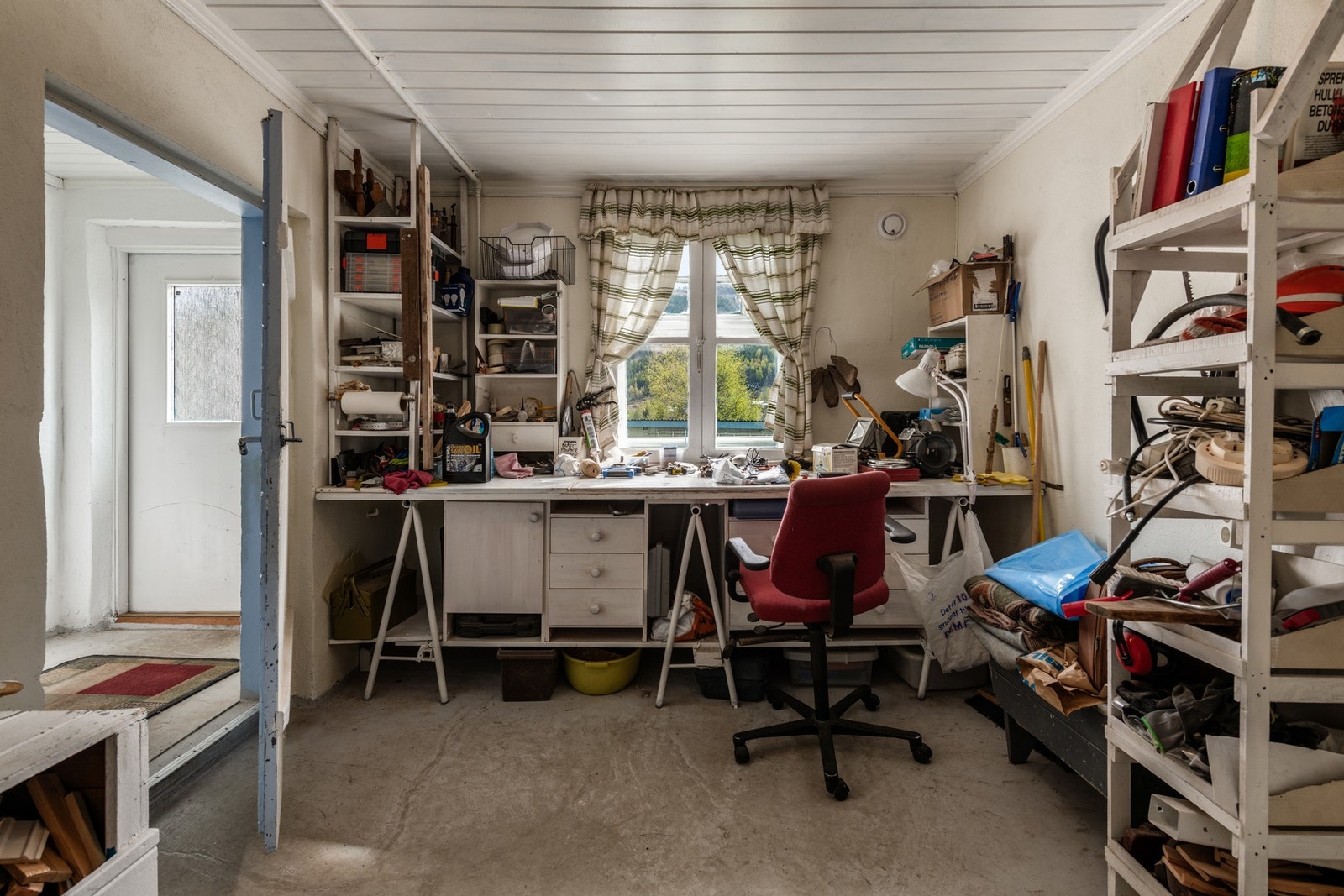 UNDERETASJE: Hobbyrom i underetasje Galleribilde