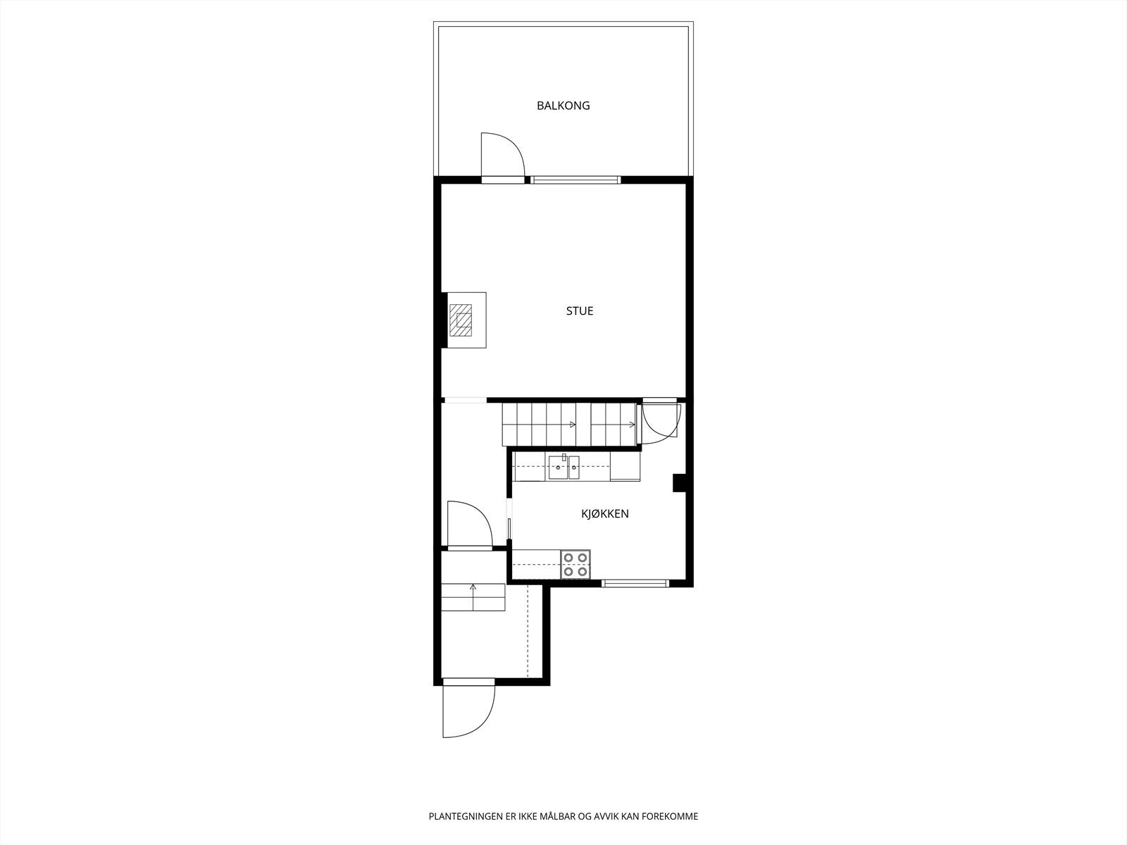 Plantegning 1. etg. Galleribilde