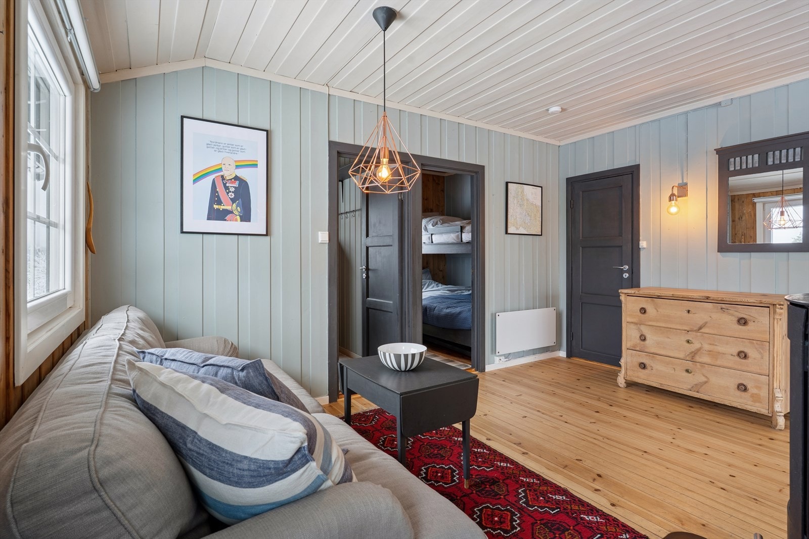 Her kan du enkelt innrede med en komfortabel sofagruppe evt. koselig sittegruppe. Galleribilde