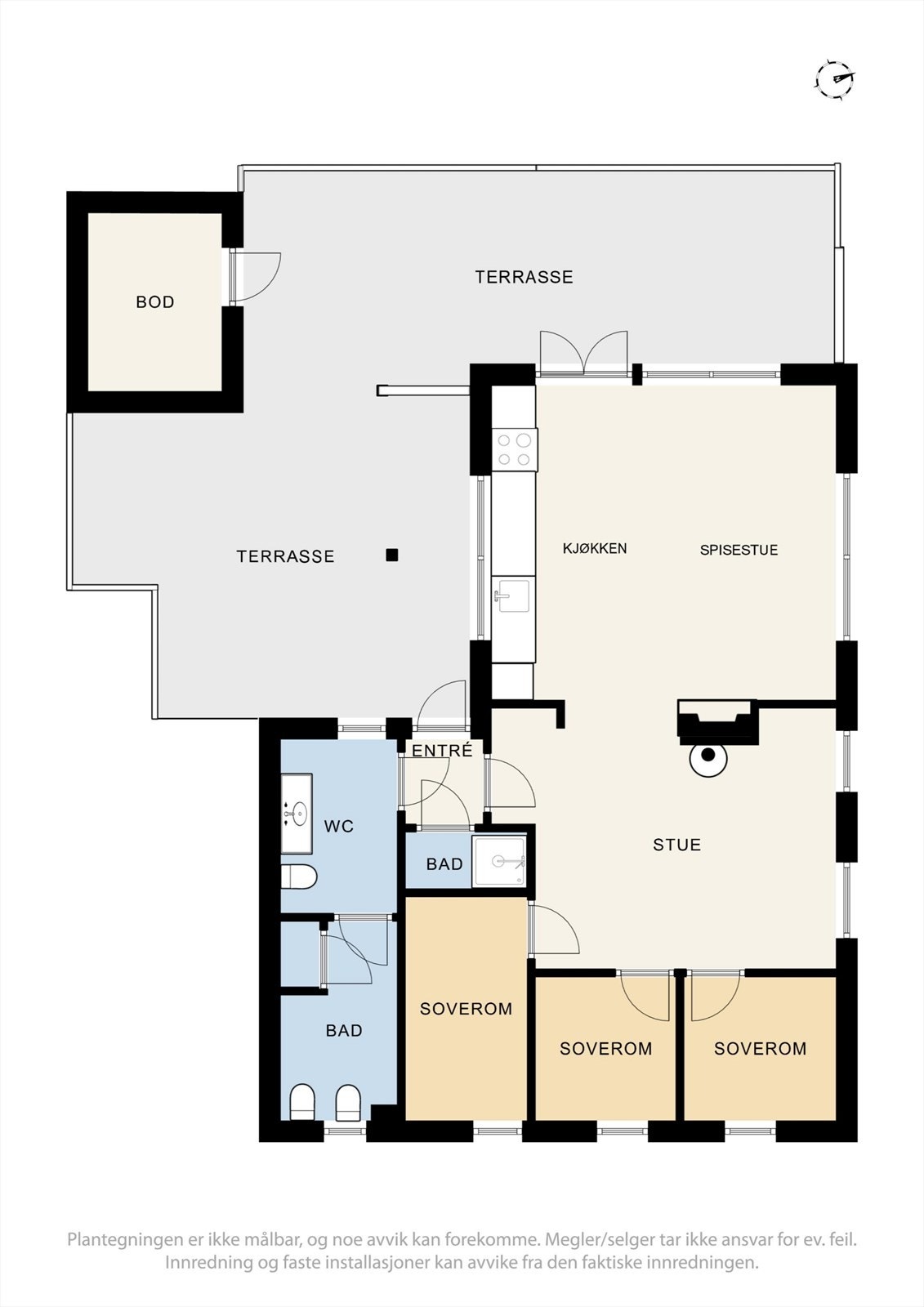 Planskisse Galleribilde