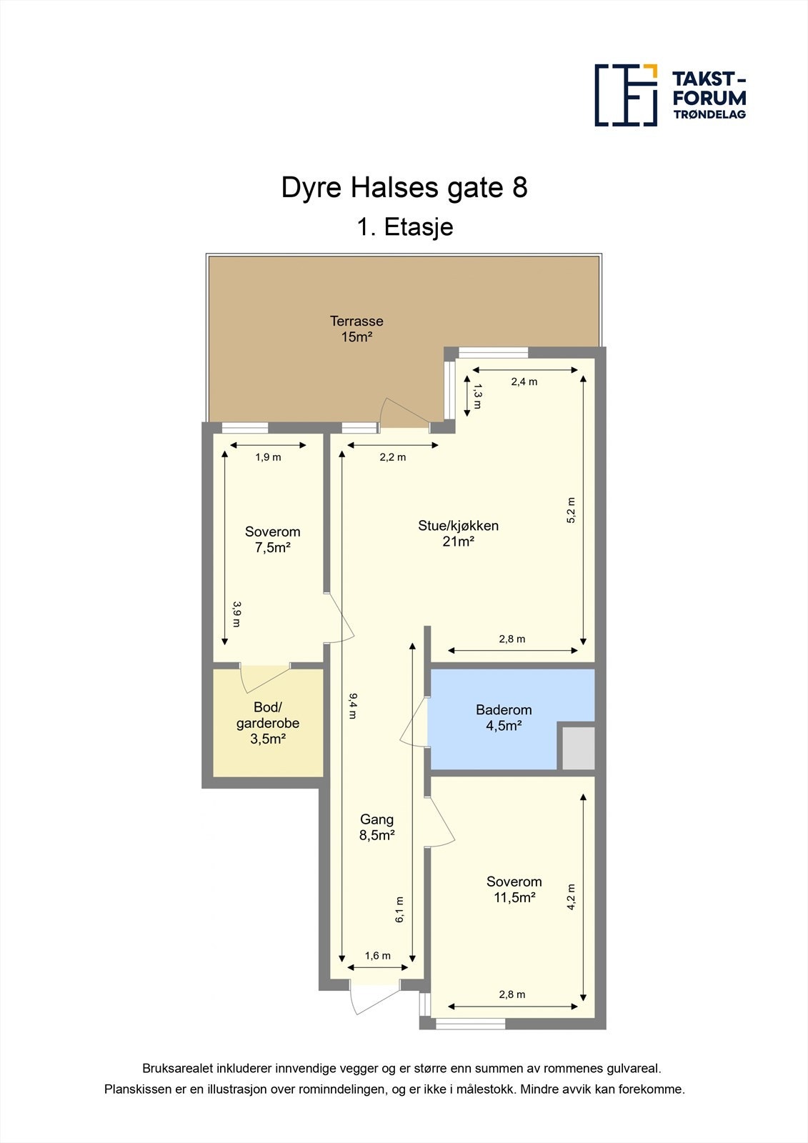 Planskisse. Velkommen på visning! Galleribilde