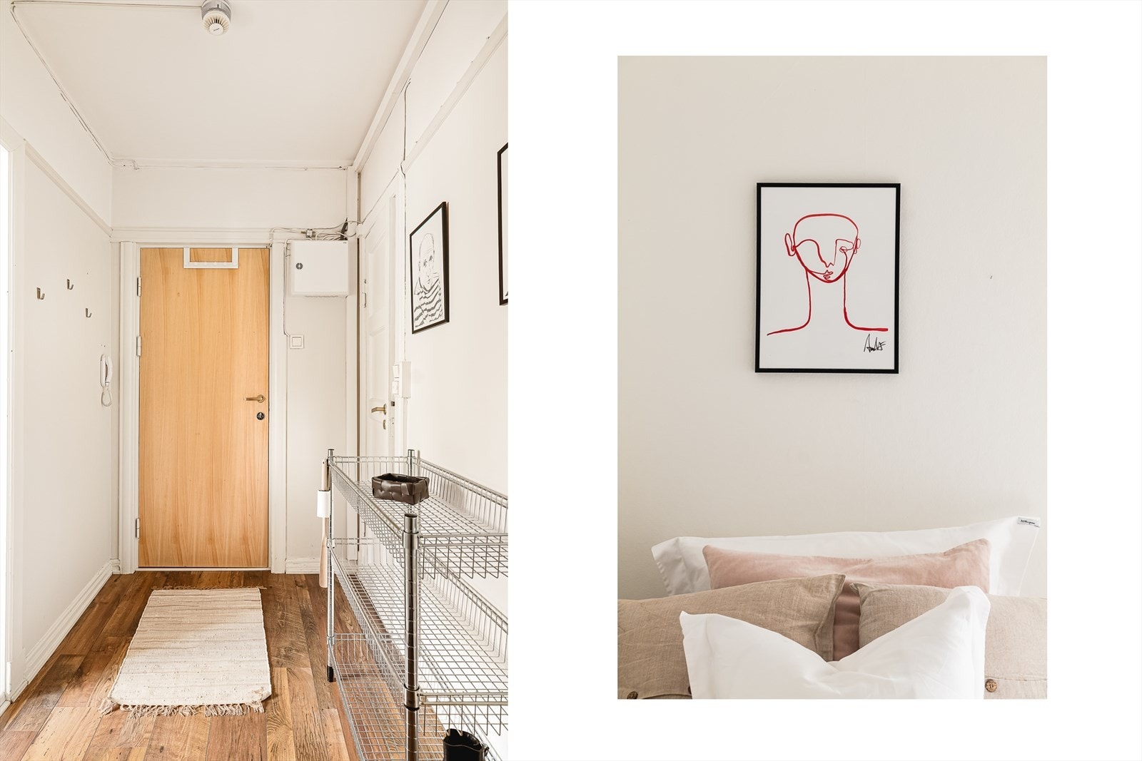 Dørtelefonen gjør det enkelt og praktisk å slippe gjester inn på hoveddøren. Galleribilde