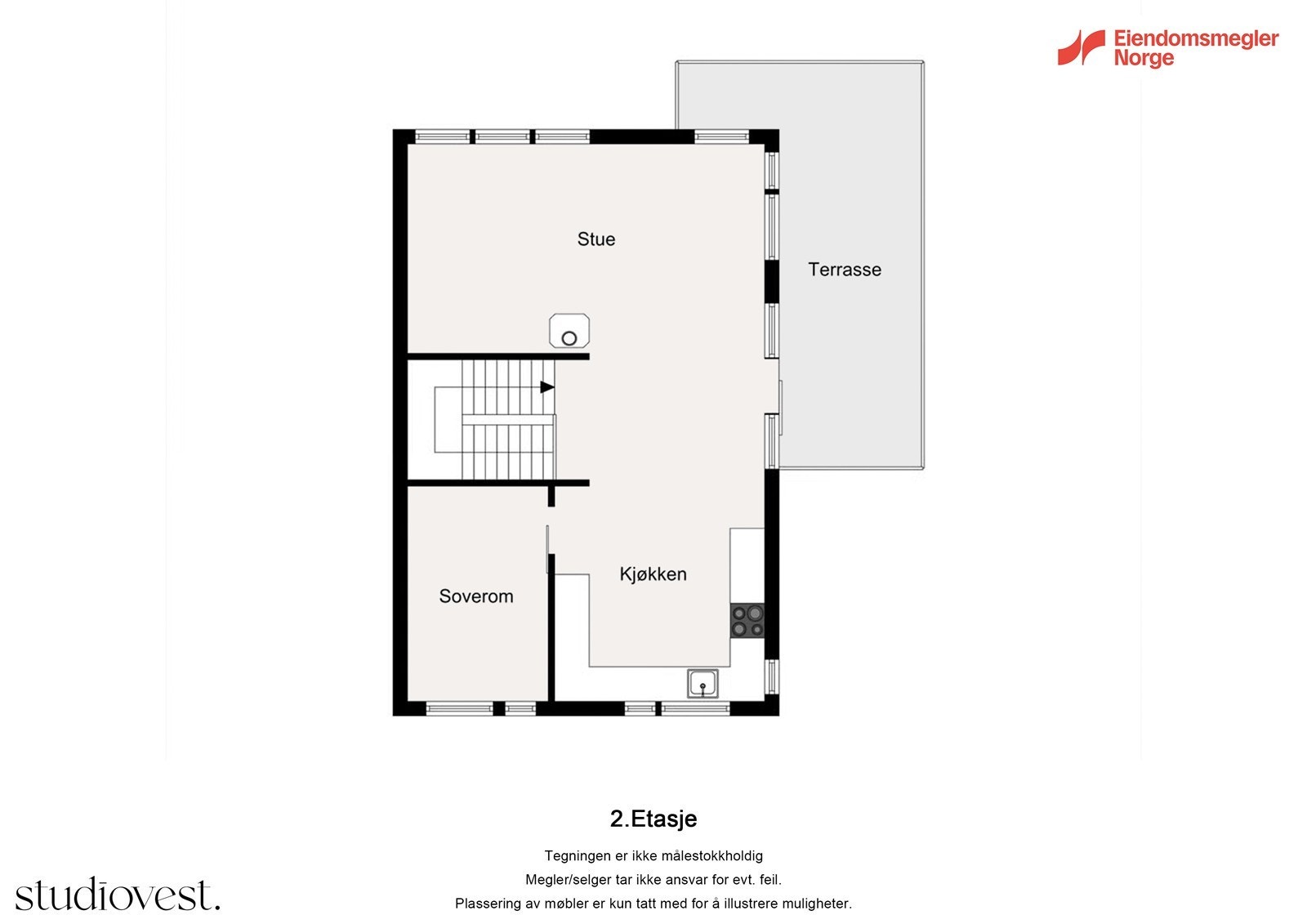 Planløsning 2.etasje Galleribilde