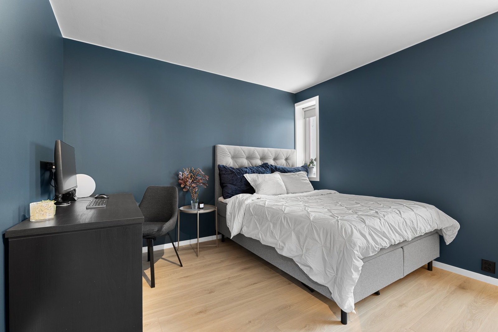 Soverommet er på gode 12,5 m² Galleribilde