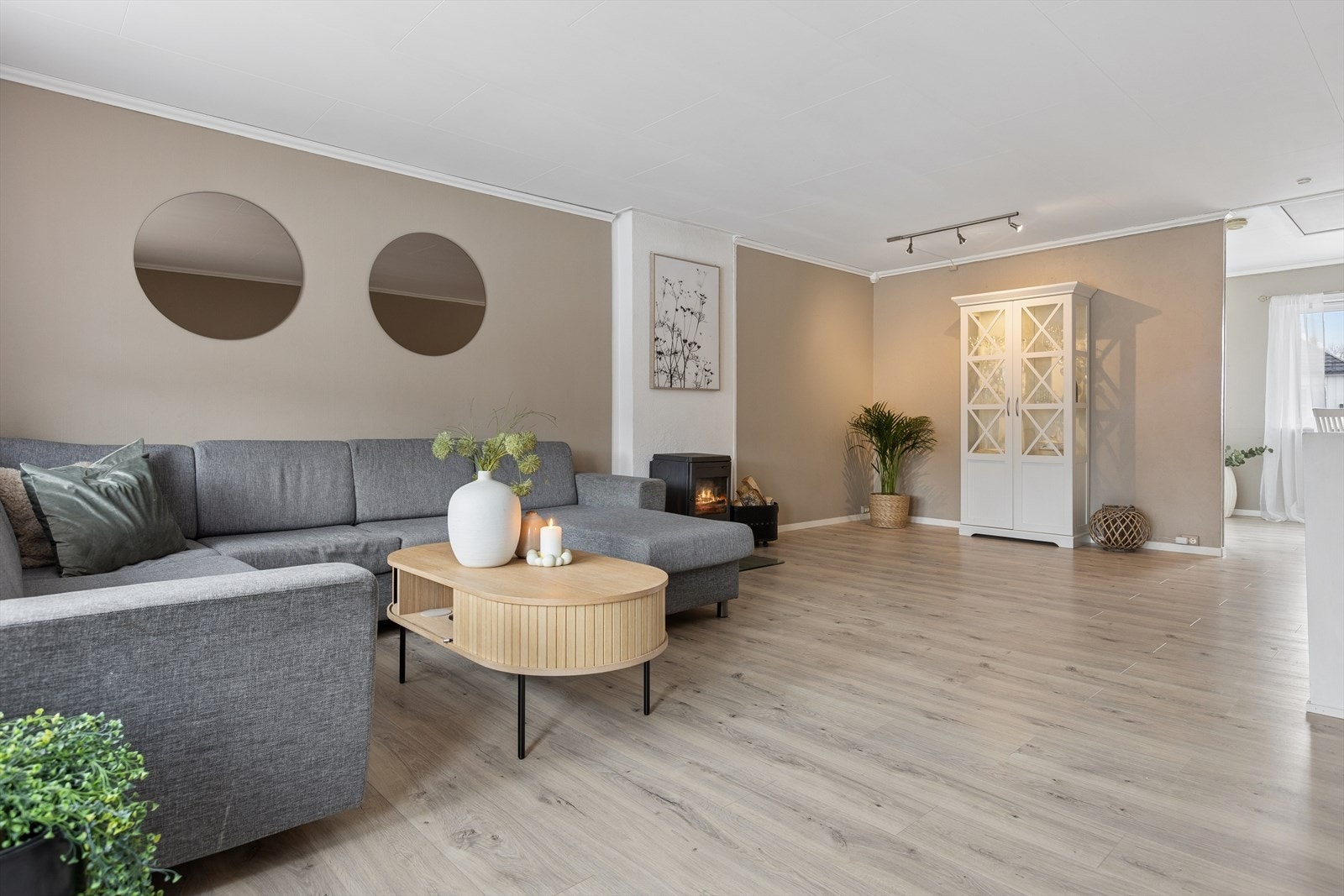 Vedovnen bidrar til å varme opp både rom og stemning. Galleribilde