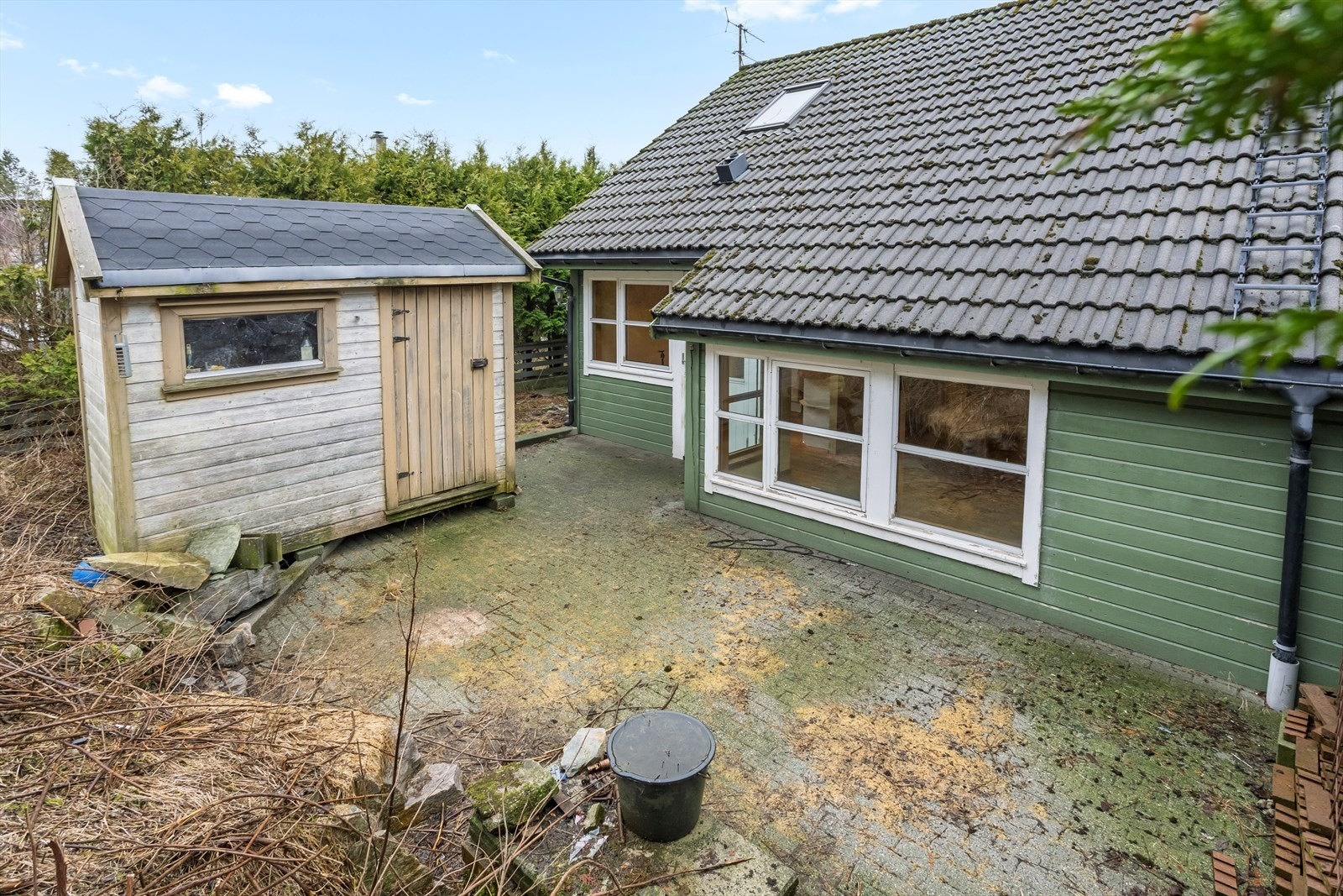 Det er etablert frittliggende bod på ca. 3,70 m² i 2010. Galleribilde