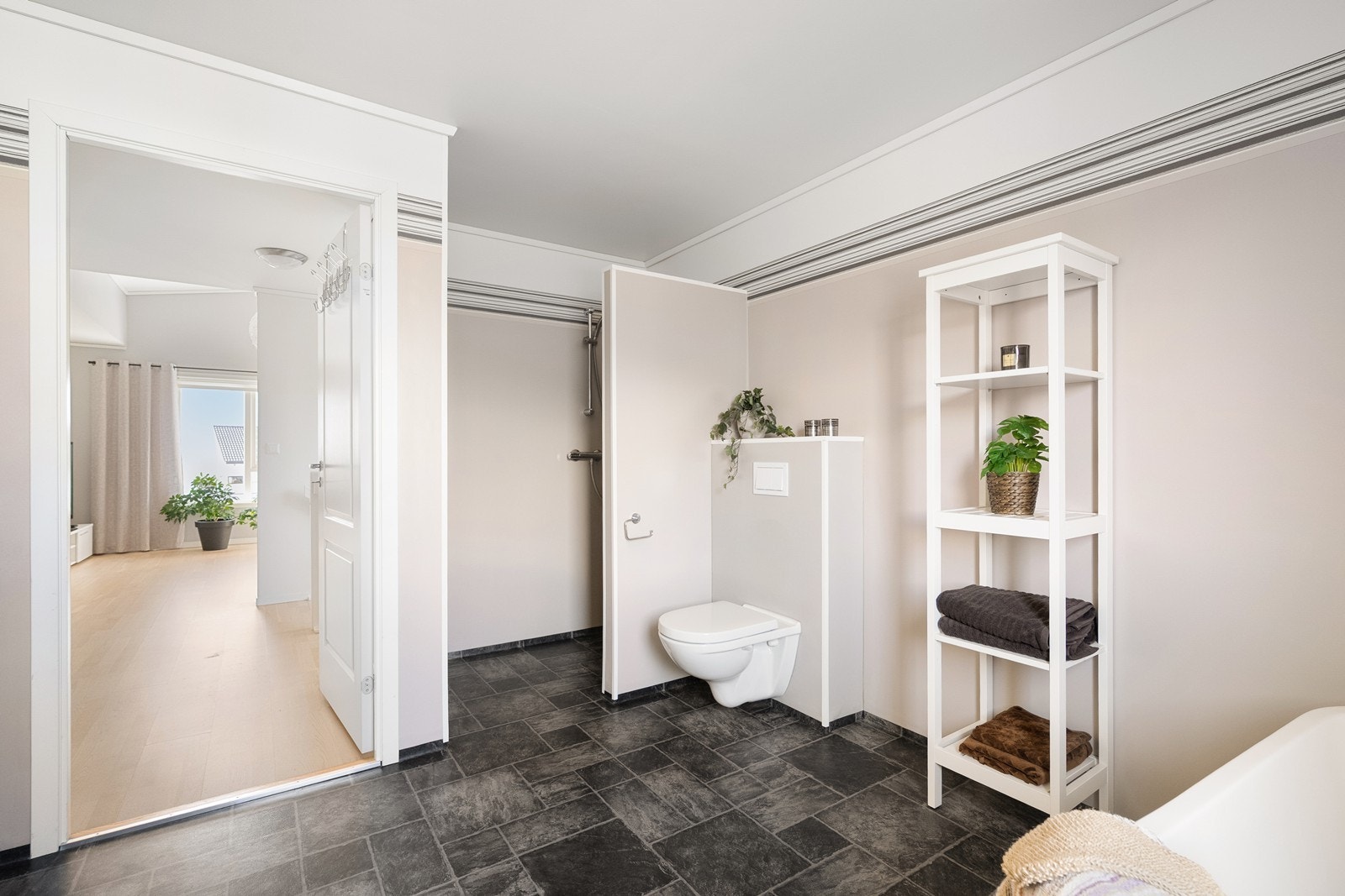 Her er det varmekabler i gulv. Galleribilde