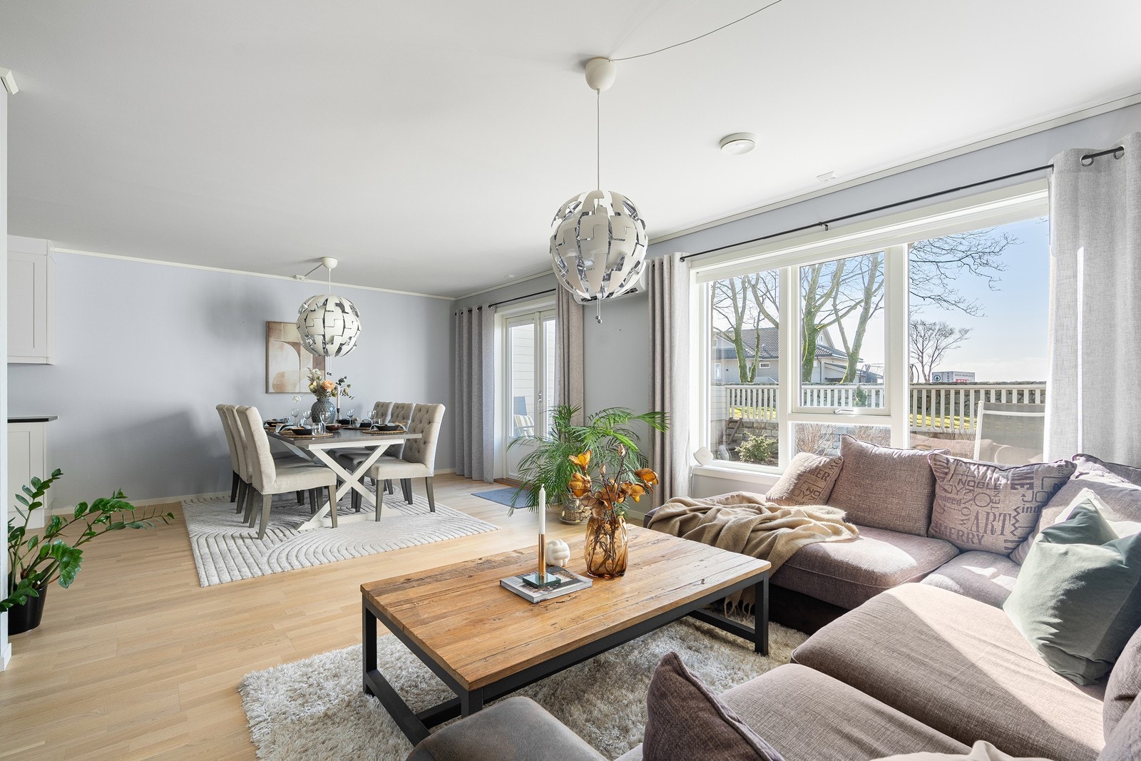 Til oppvarming brukes varmepumpe. Galleribilde