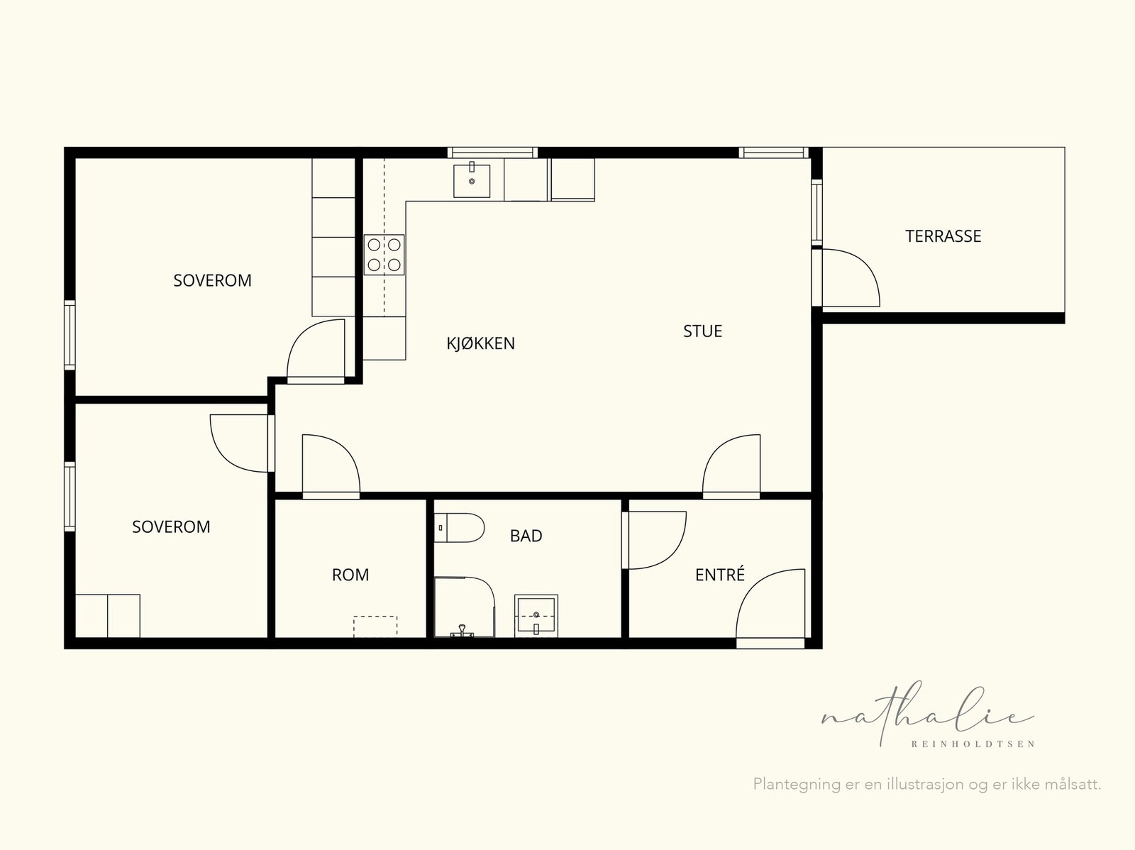 Plantegning. Galleribilde