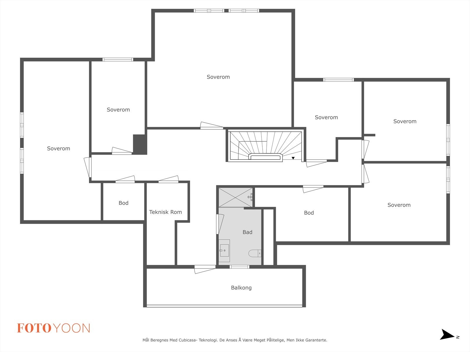 Planløsning - Loftetasje Galleribilde
