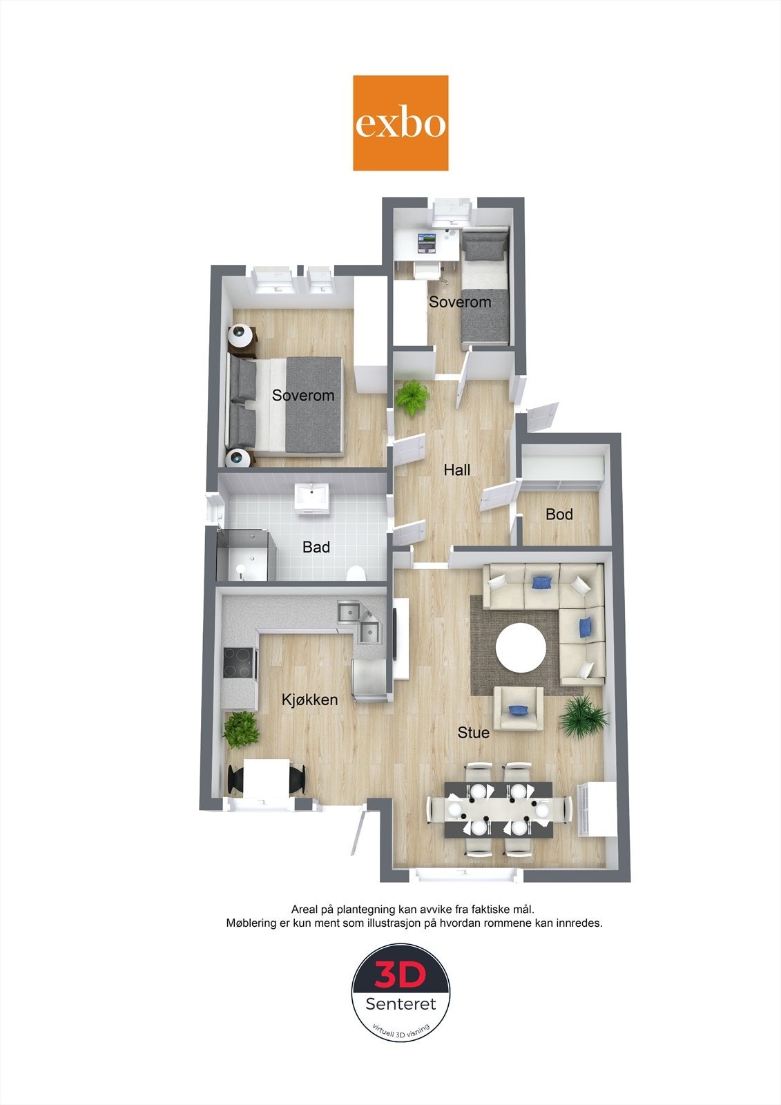 Plantegning Galleribilde