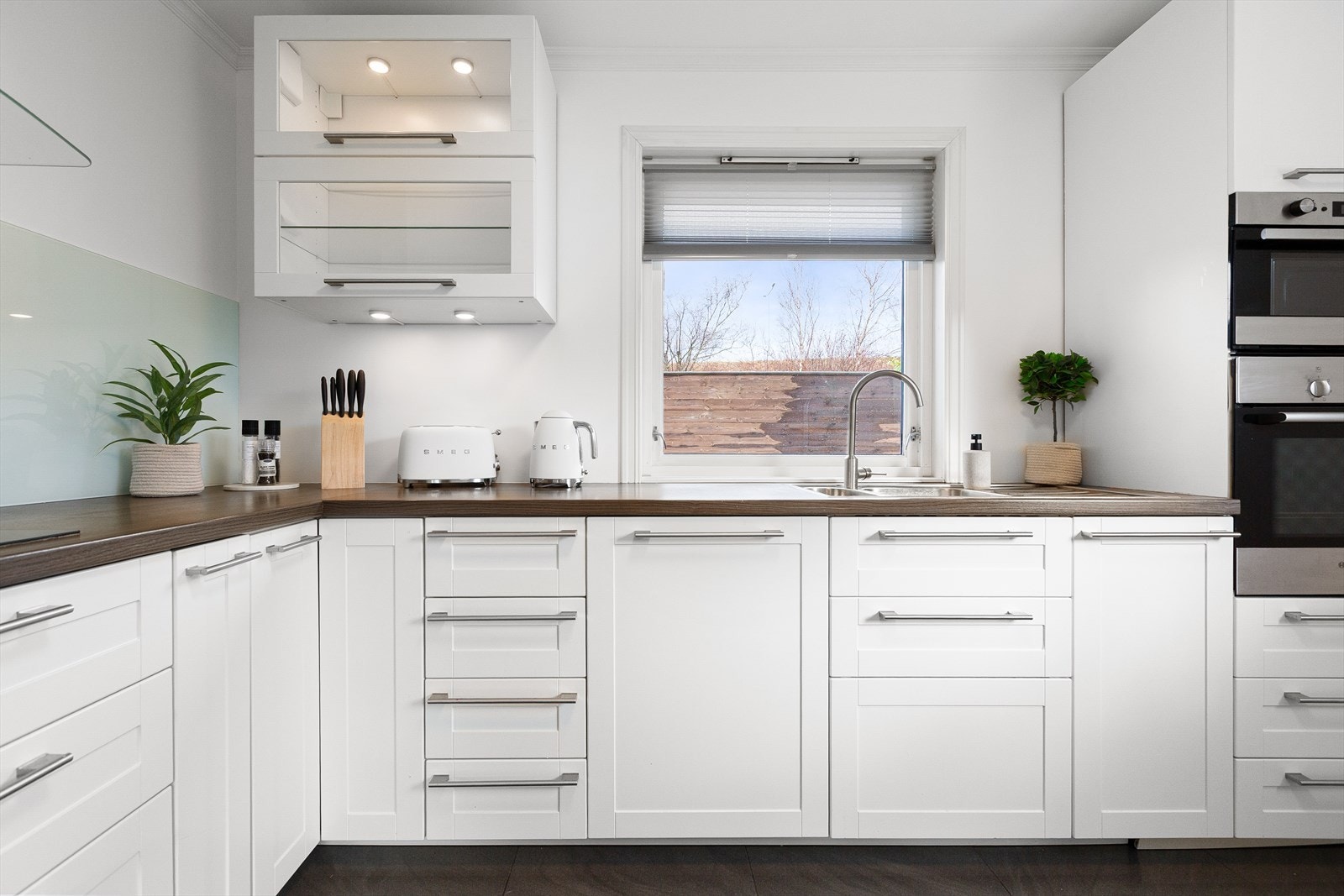 Pene fronter på kjøkkenet. Galleribilde