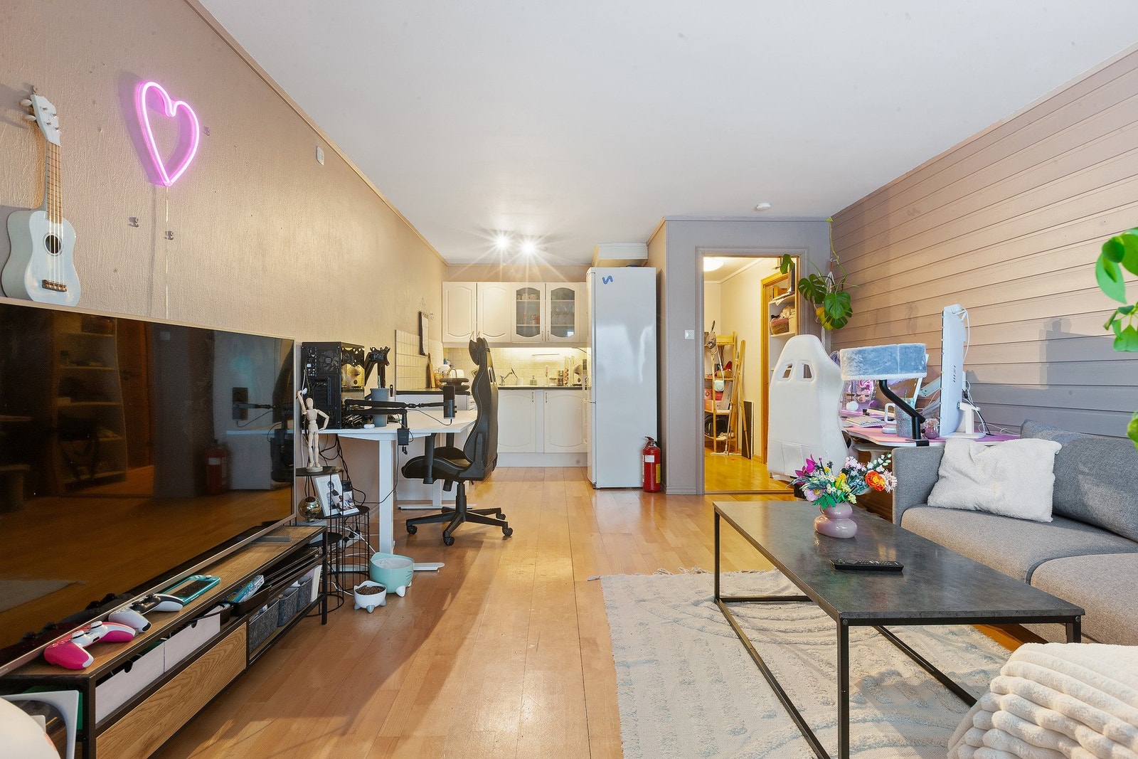 Fra stuen er det også utgang til egen terrasse Galleribilde