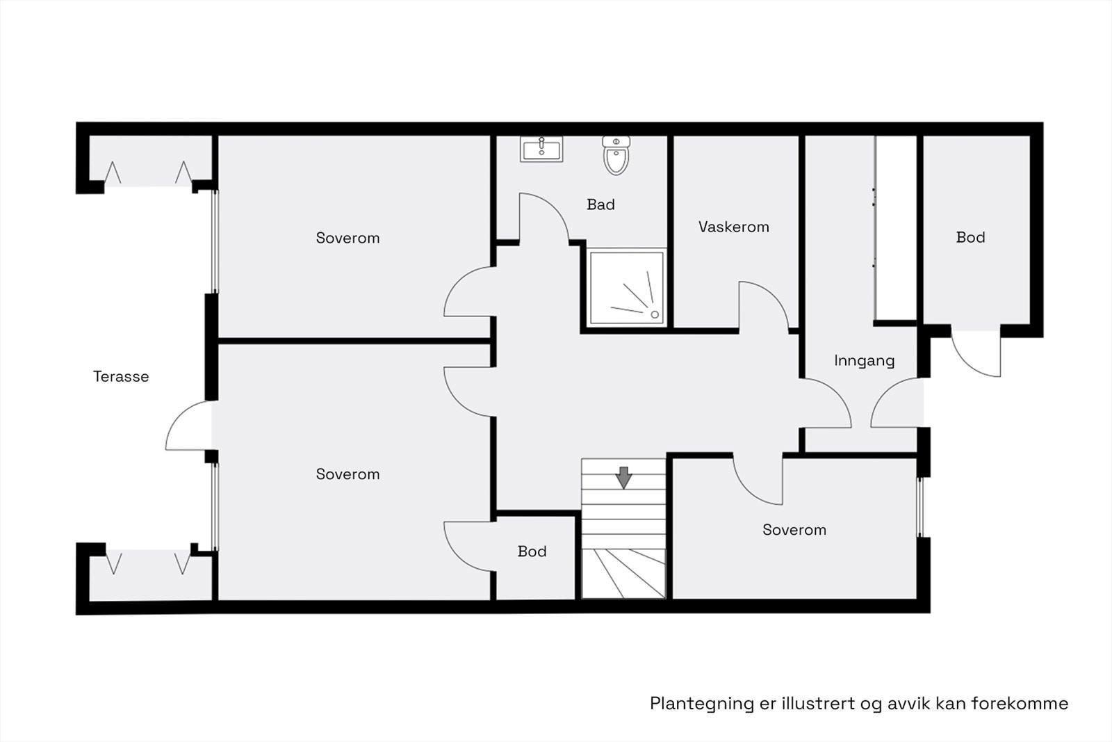 Plantegning | 1.etasje. Galleribilde