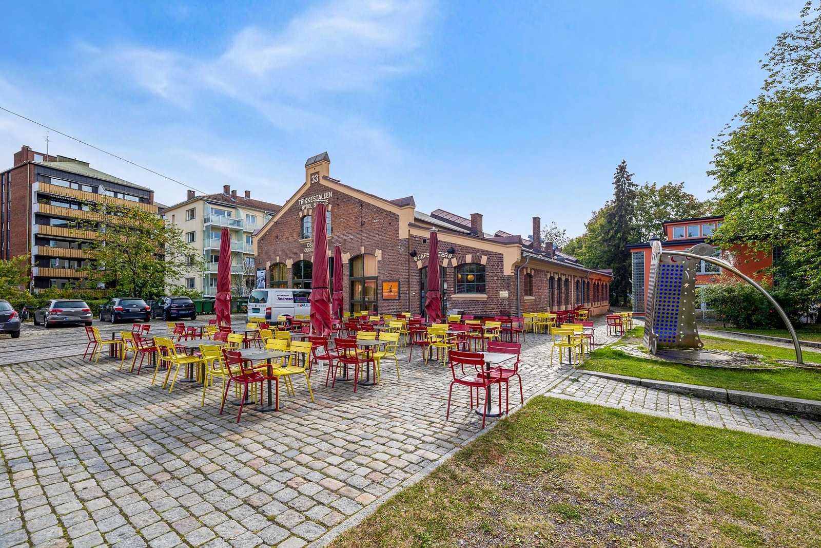 Populære trikkestallen. Galleribilde