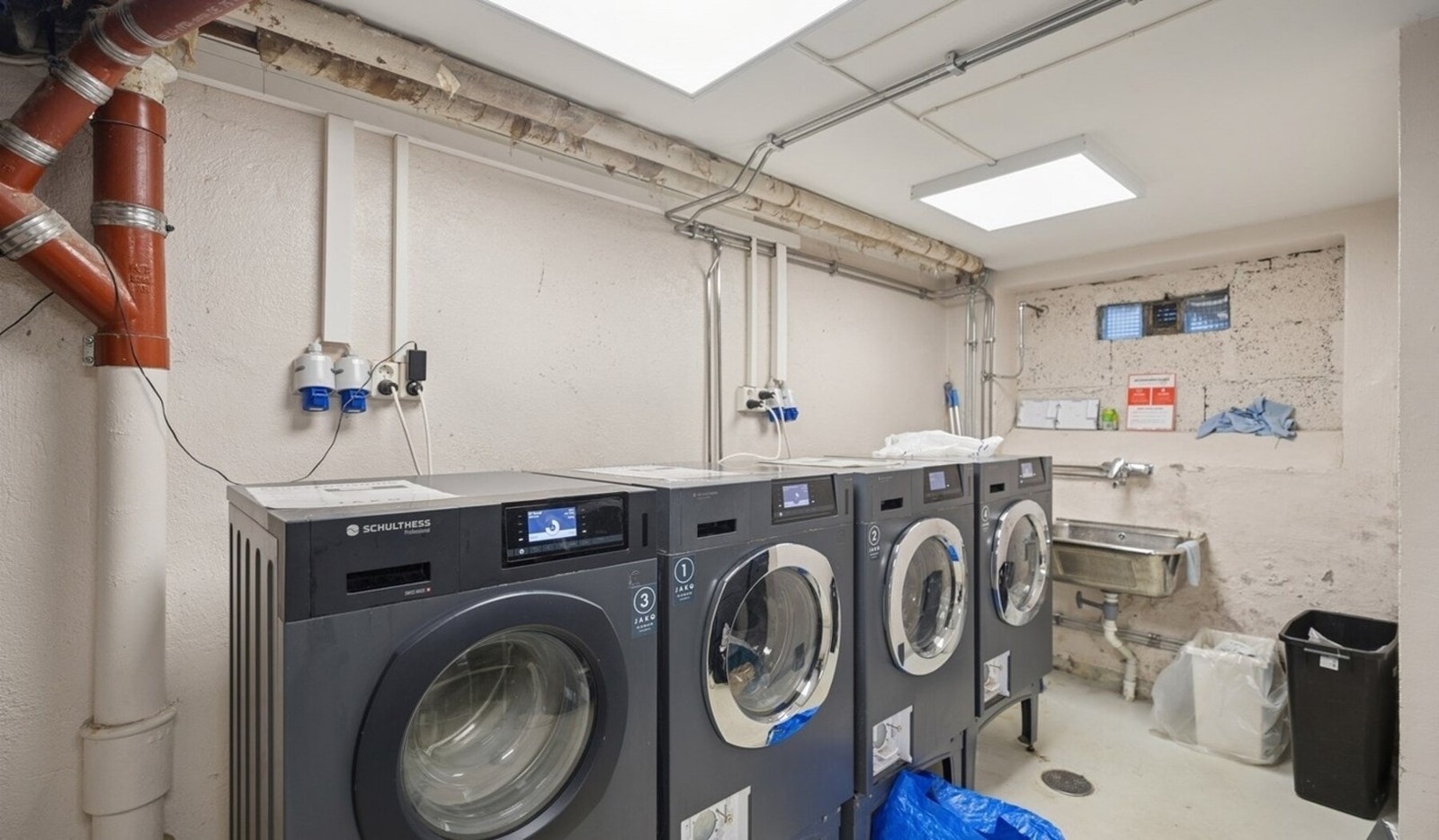 Fellesvaskeri i bygget Galleribilde