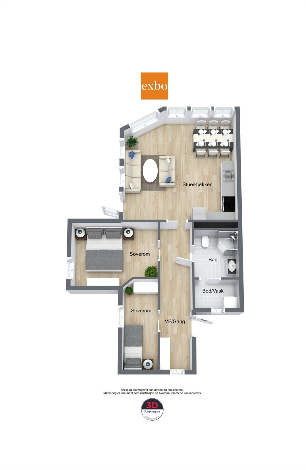 Plantegning Galleribilde