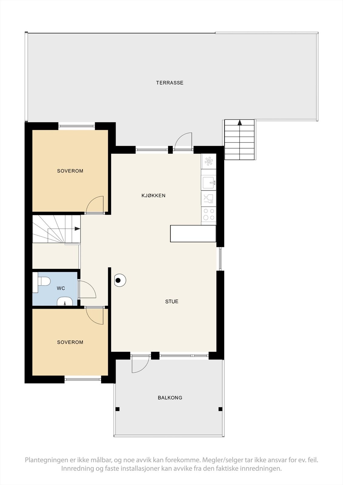 Plantegning 1. etasje. Galleribilde