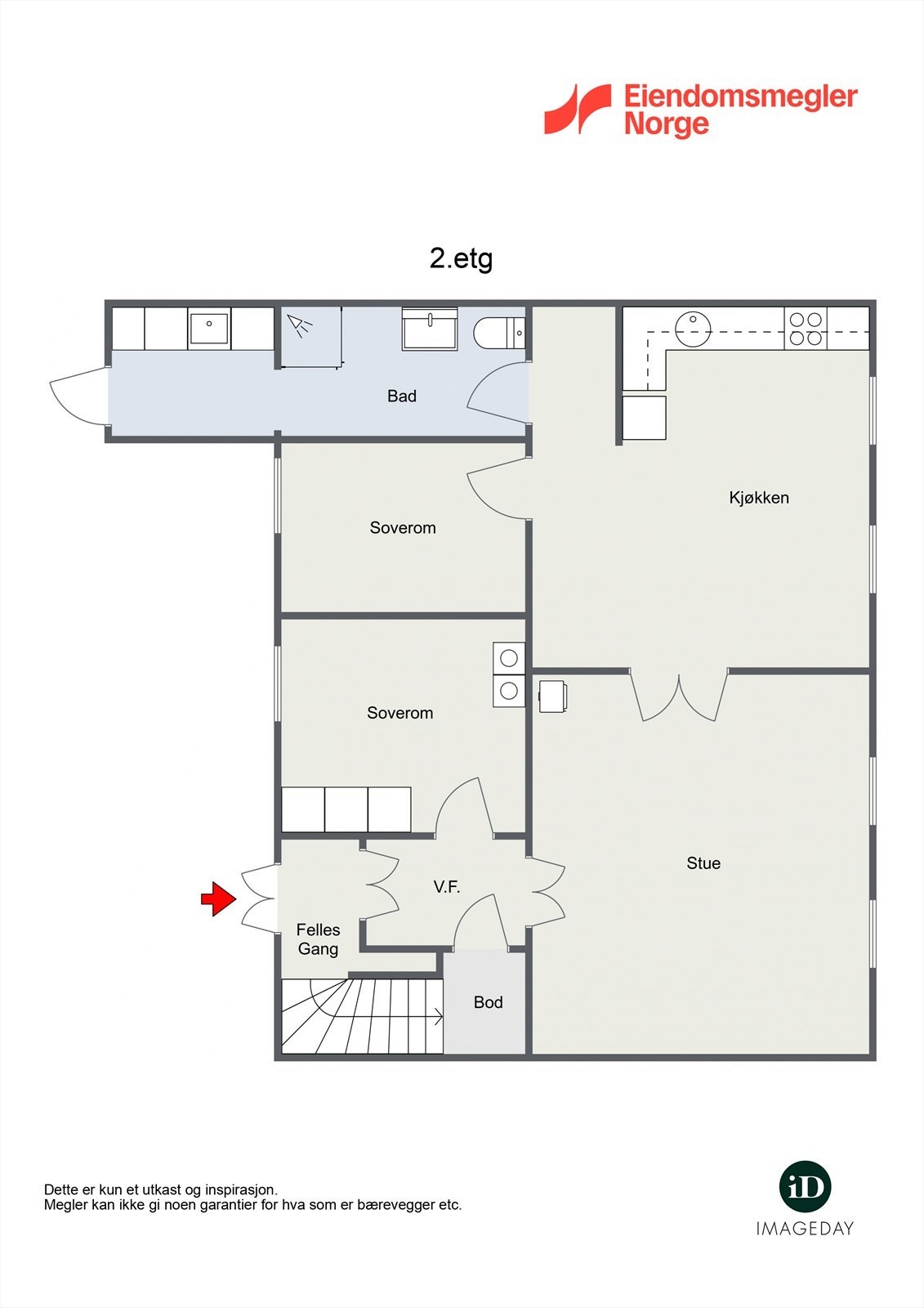 Plantegning Galleribilde