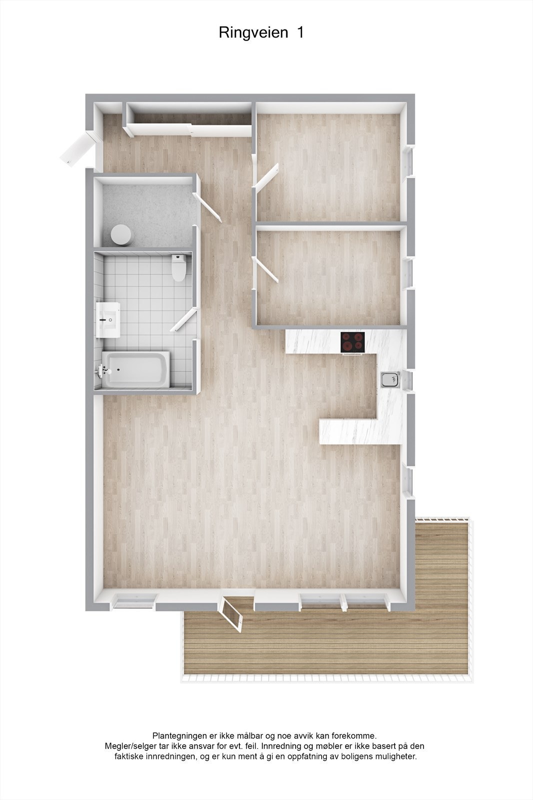 Planskisse 3D Galleribilde