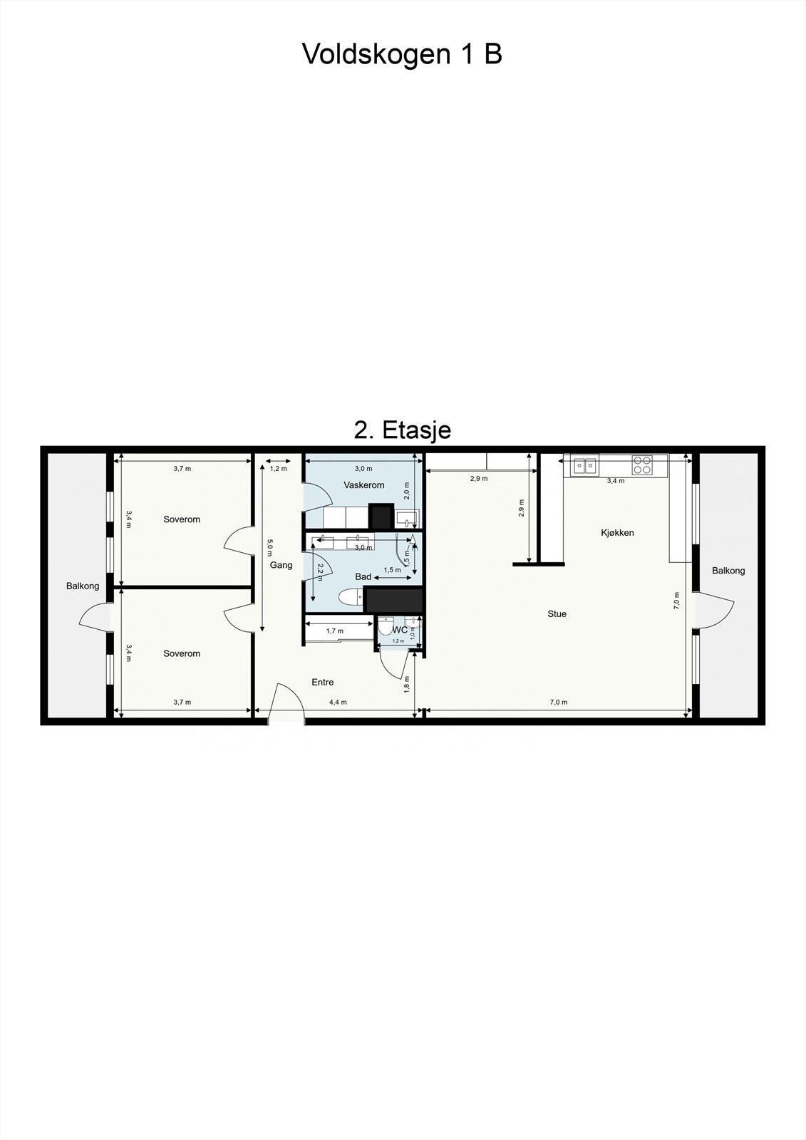 Plantegning 2. etasje. Galleribilde