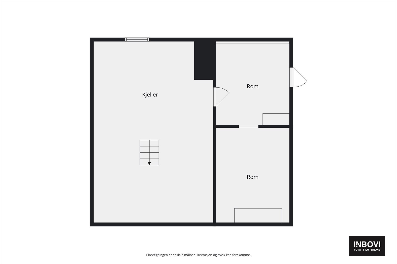 Plantegning kjeller Galleribilde