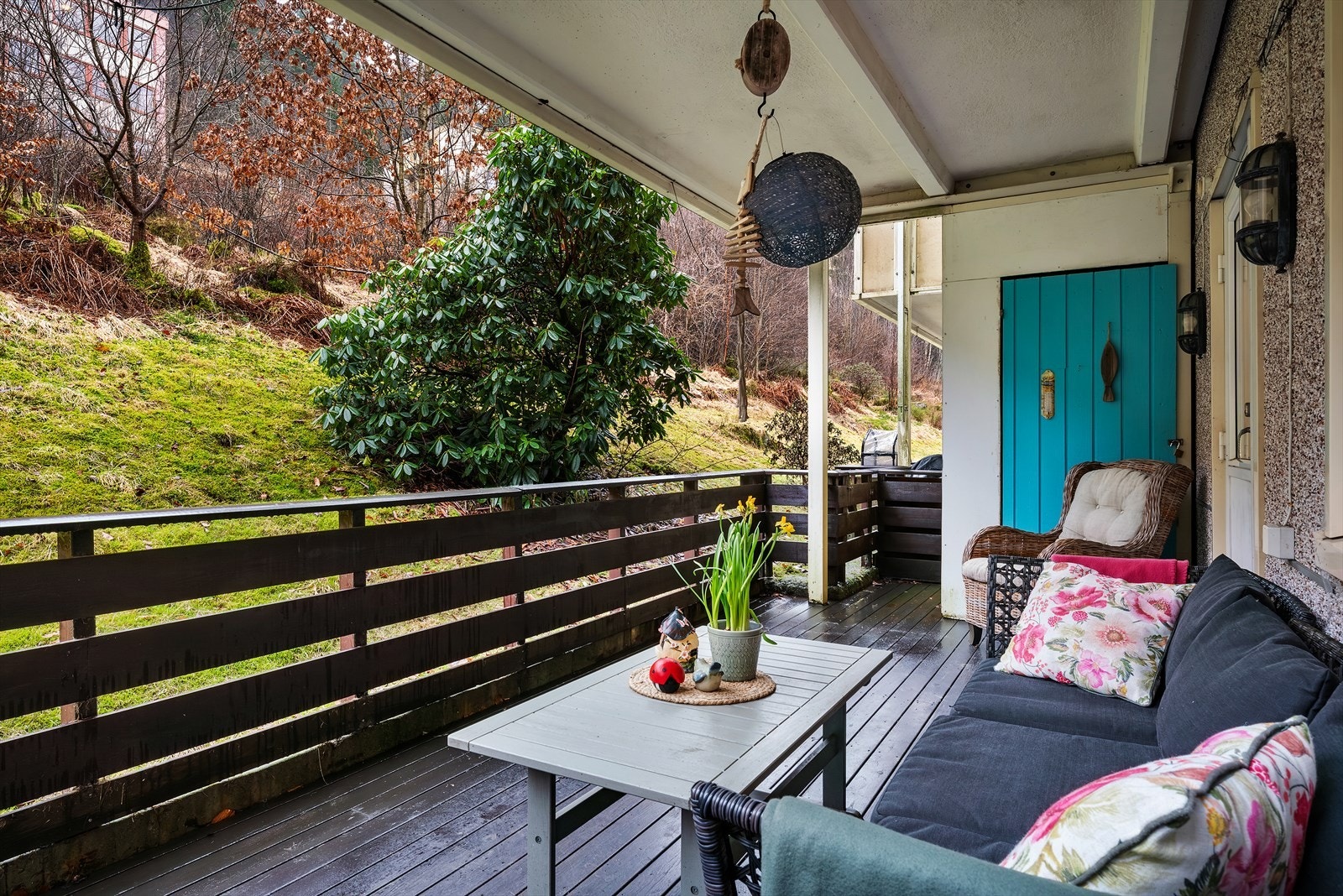 En herlig uteplass som fungerer som en forlengelse av boligen. Galleribilde